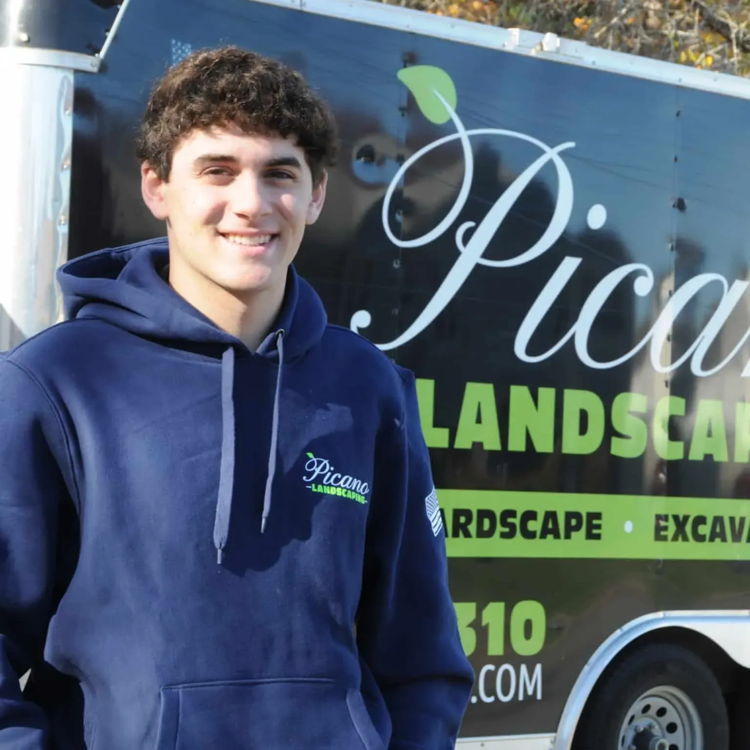 Marco Picano at Picano Landscaping in Reading, MA