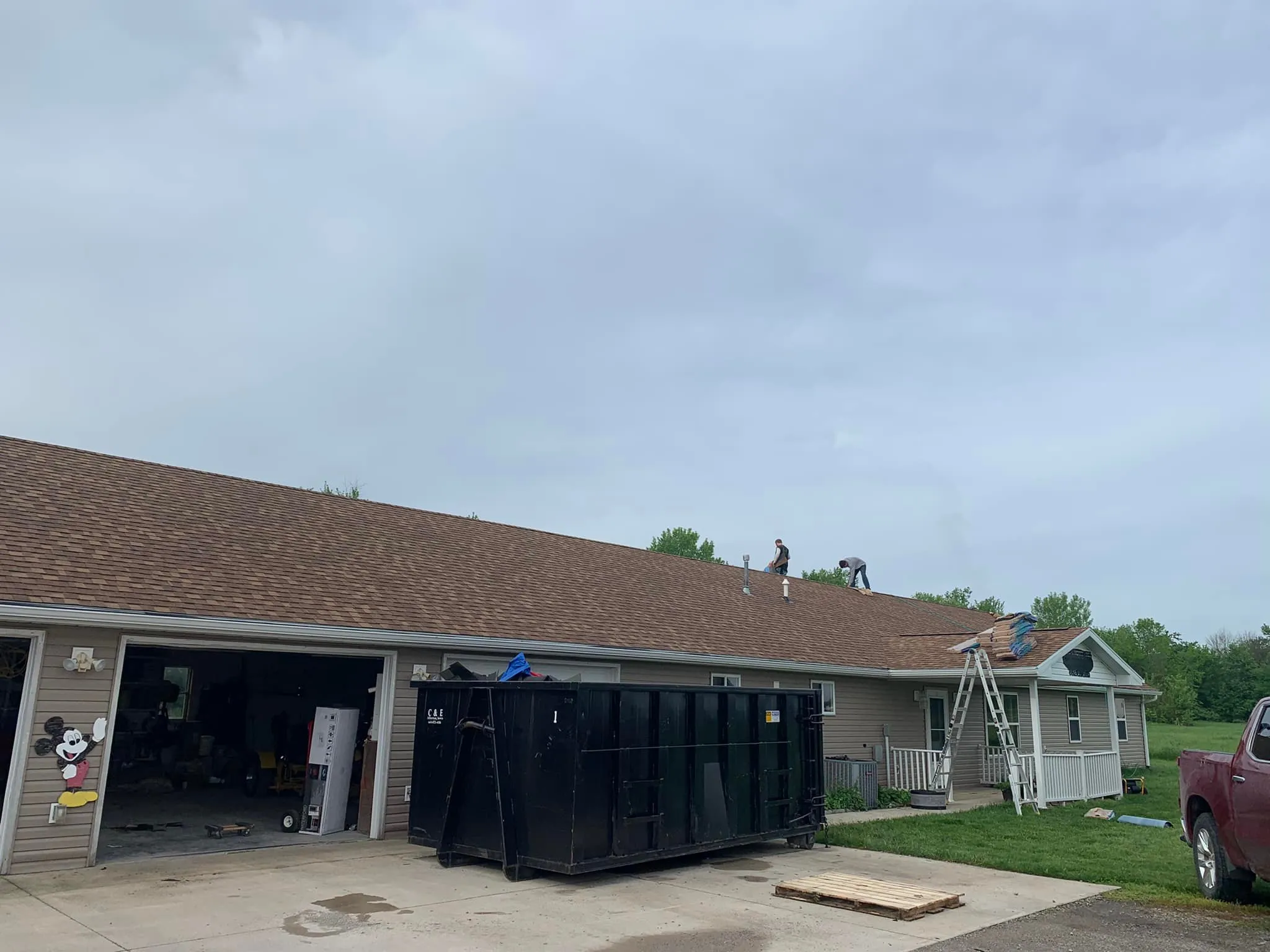 roofing installation for KL Roofing & Construction LLC  in Leon, IA