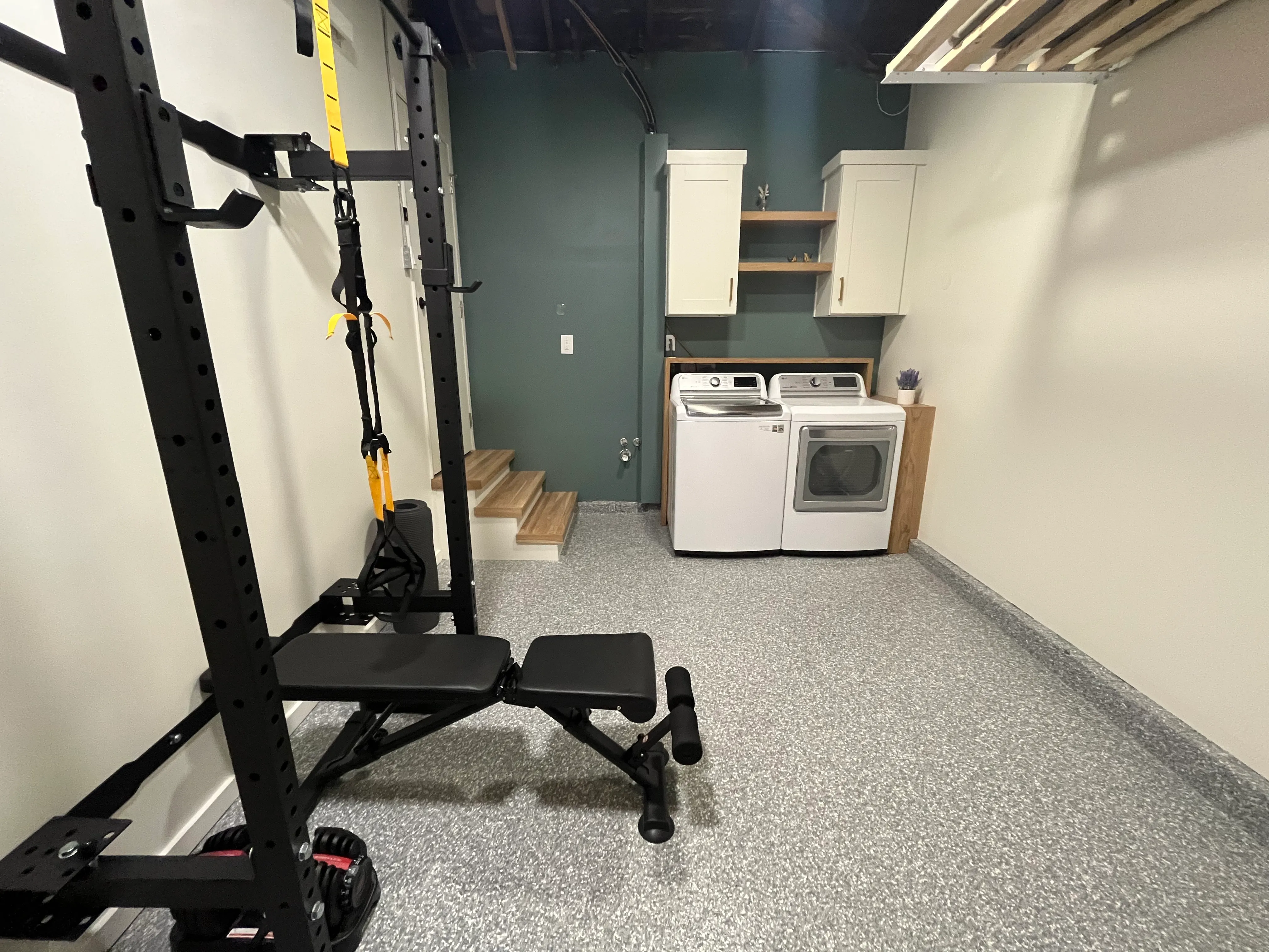 Garage Gym Design & Build for Beachside Interiors in Newport Beach, CA