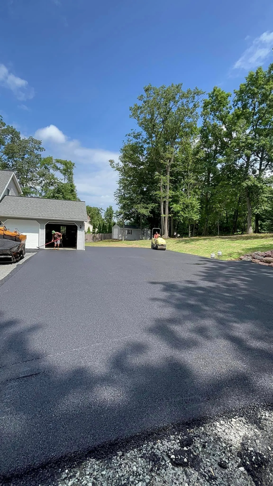 Driveway Installation for Allan's Asphalt in Reading, Pennsylvania