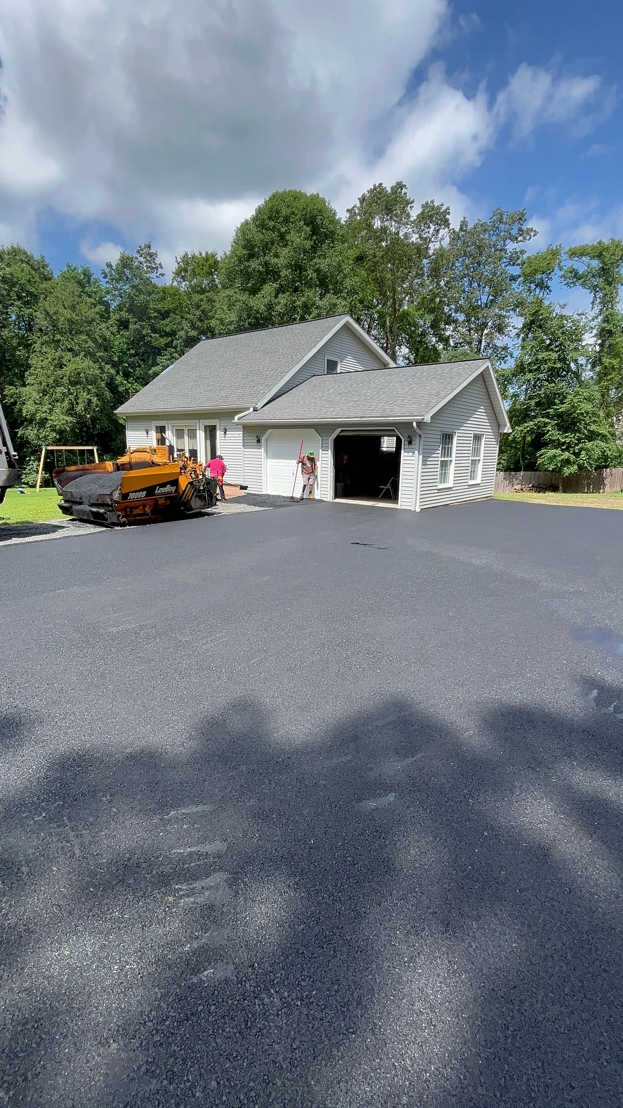 Driveway Installation for Allan's Asphalt in Reading, Pennsylvania