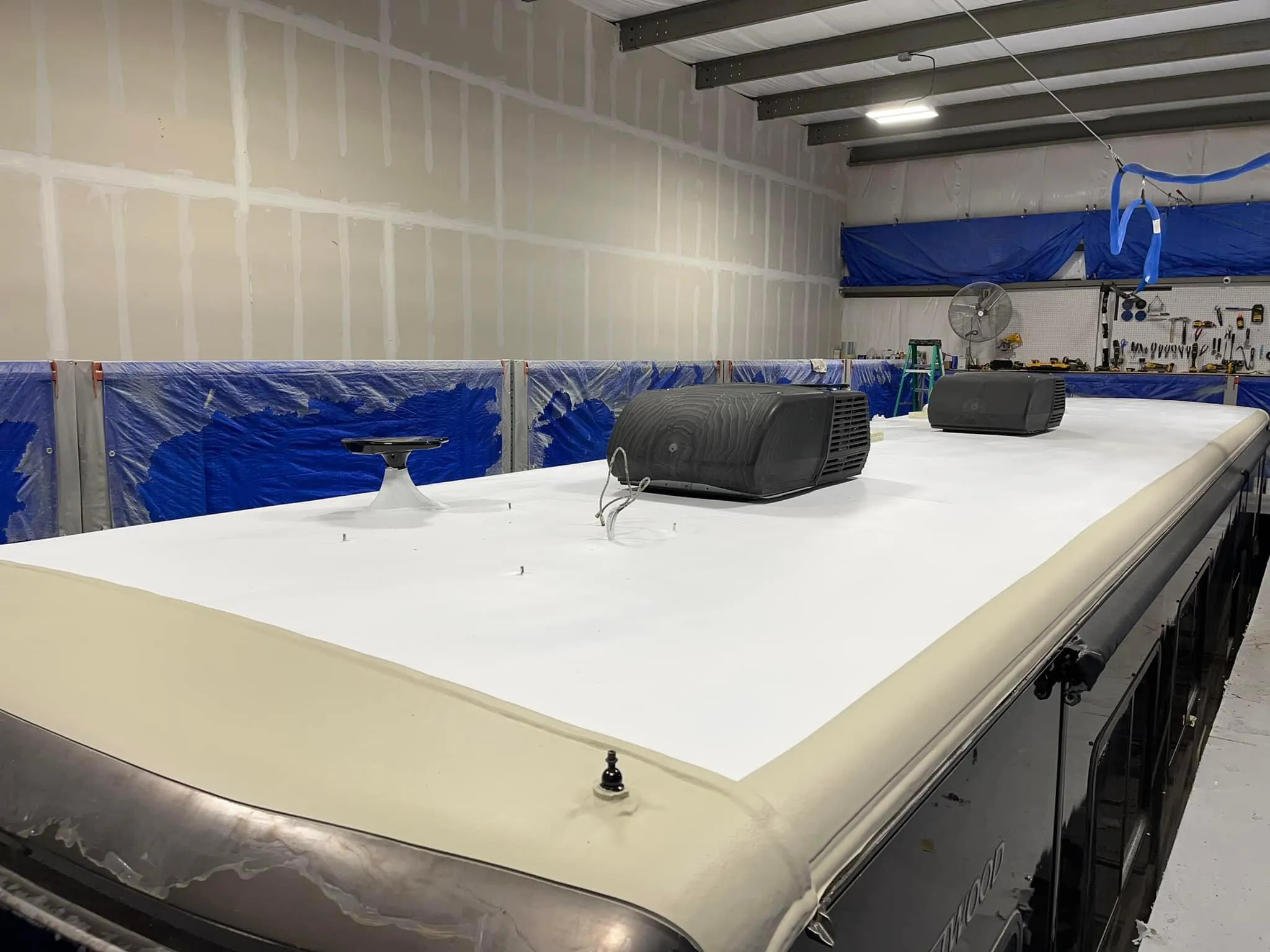 FlexArmor Application for RV Roof Oklahoma in Oklahoma City, OK