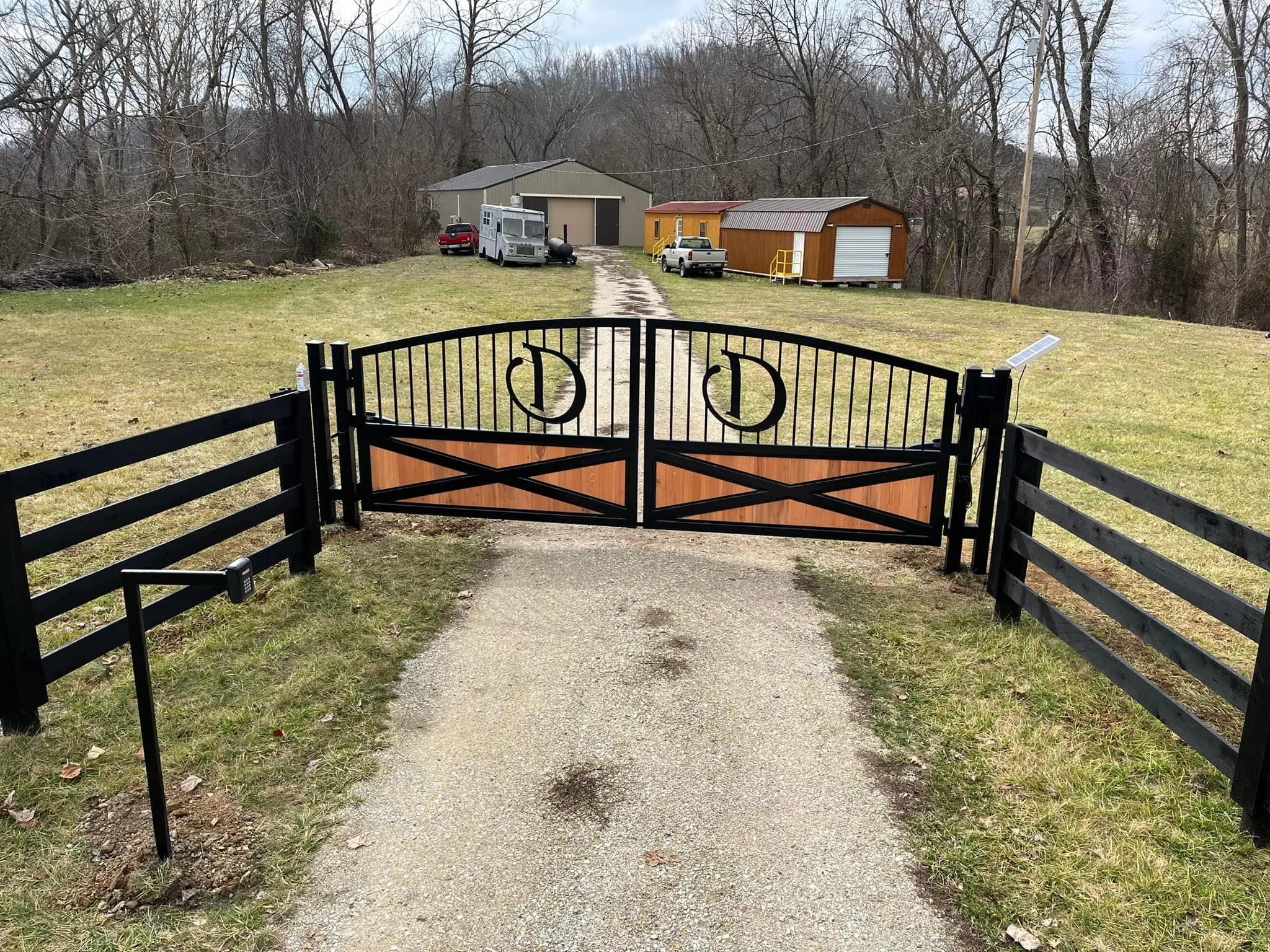 Custom Gates for Jones Welding and Ornamental Iron in Grayson, Kentucky