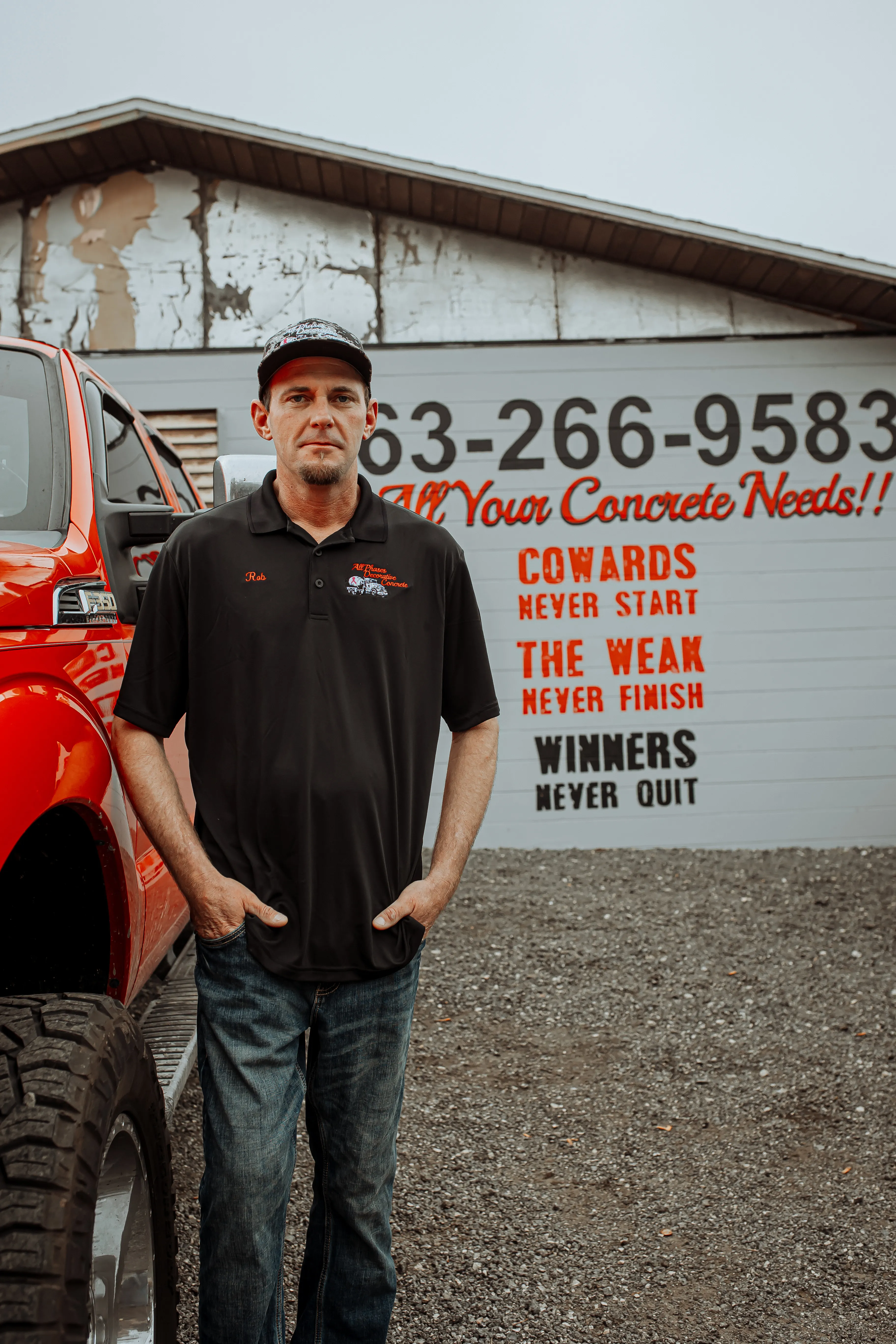 Rob Sodrel at All Phases Decorative Concrete in Sebring, FL