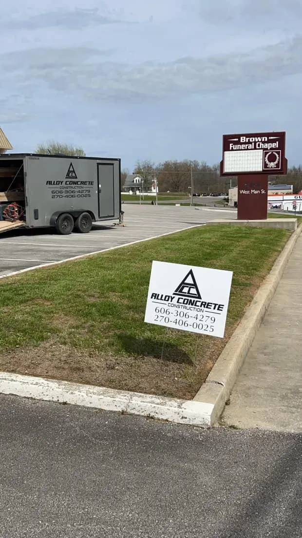 Driveways for Alloy Concrete Construction in Albany, KY