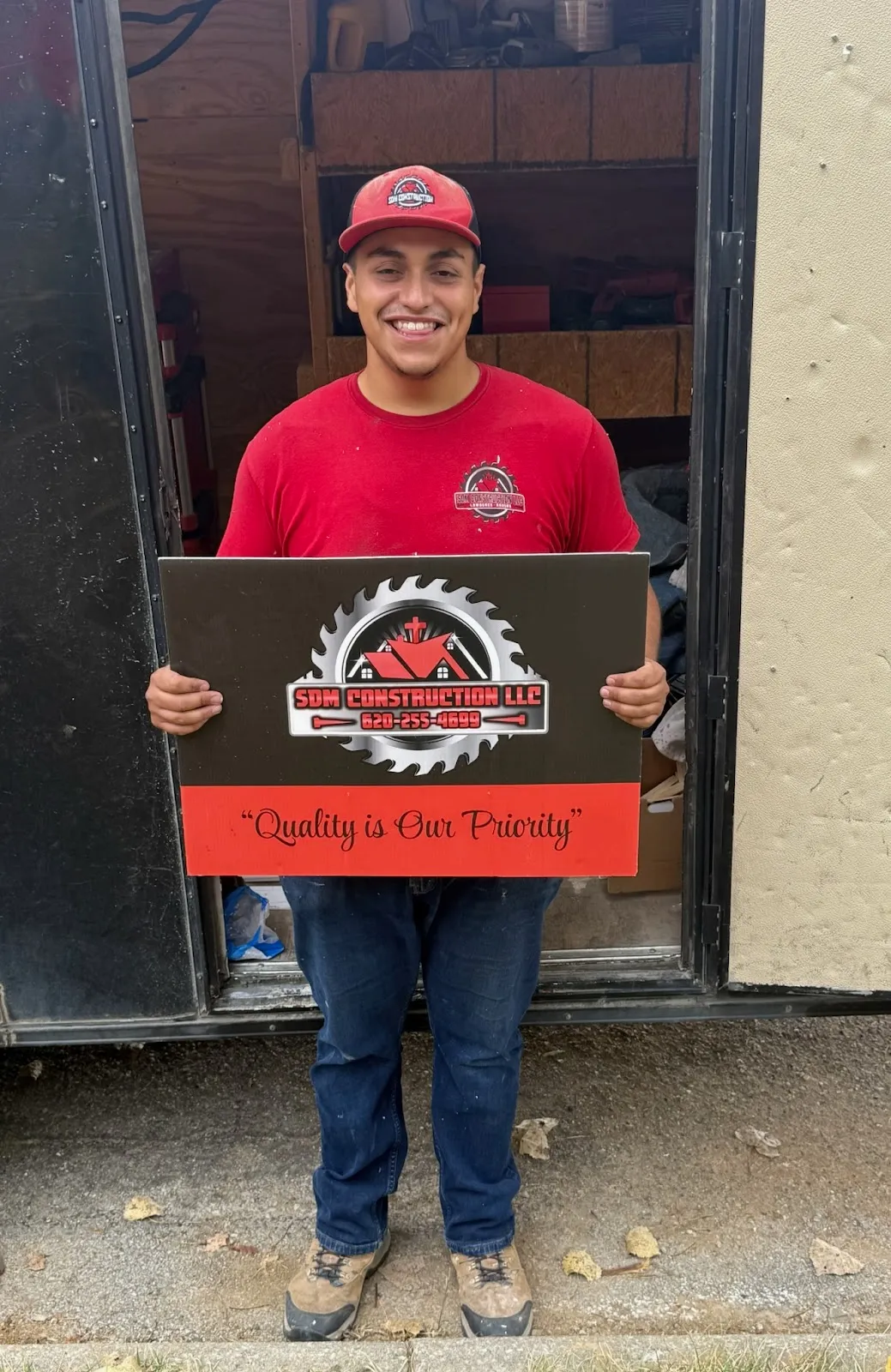 Jose Lopez at SDM Construction LLC in Lawrence, KS
