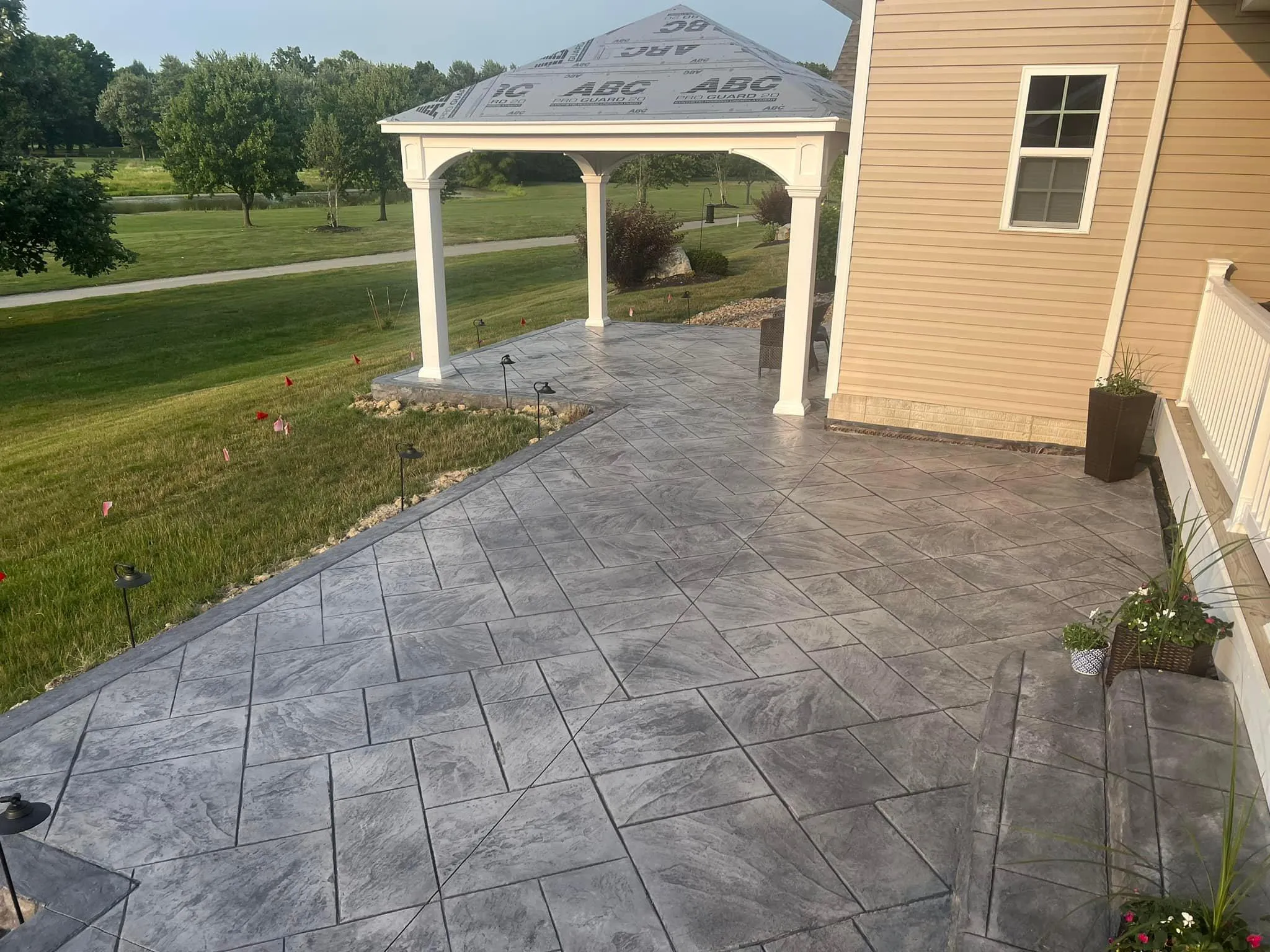 Stamped Concrete for CK Concrete in Lorain, OH