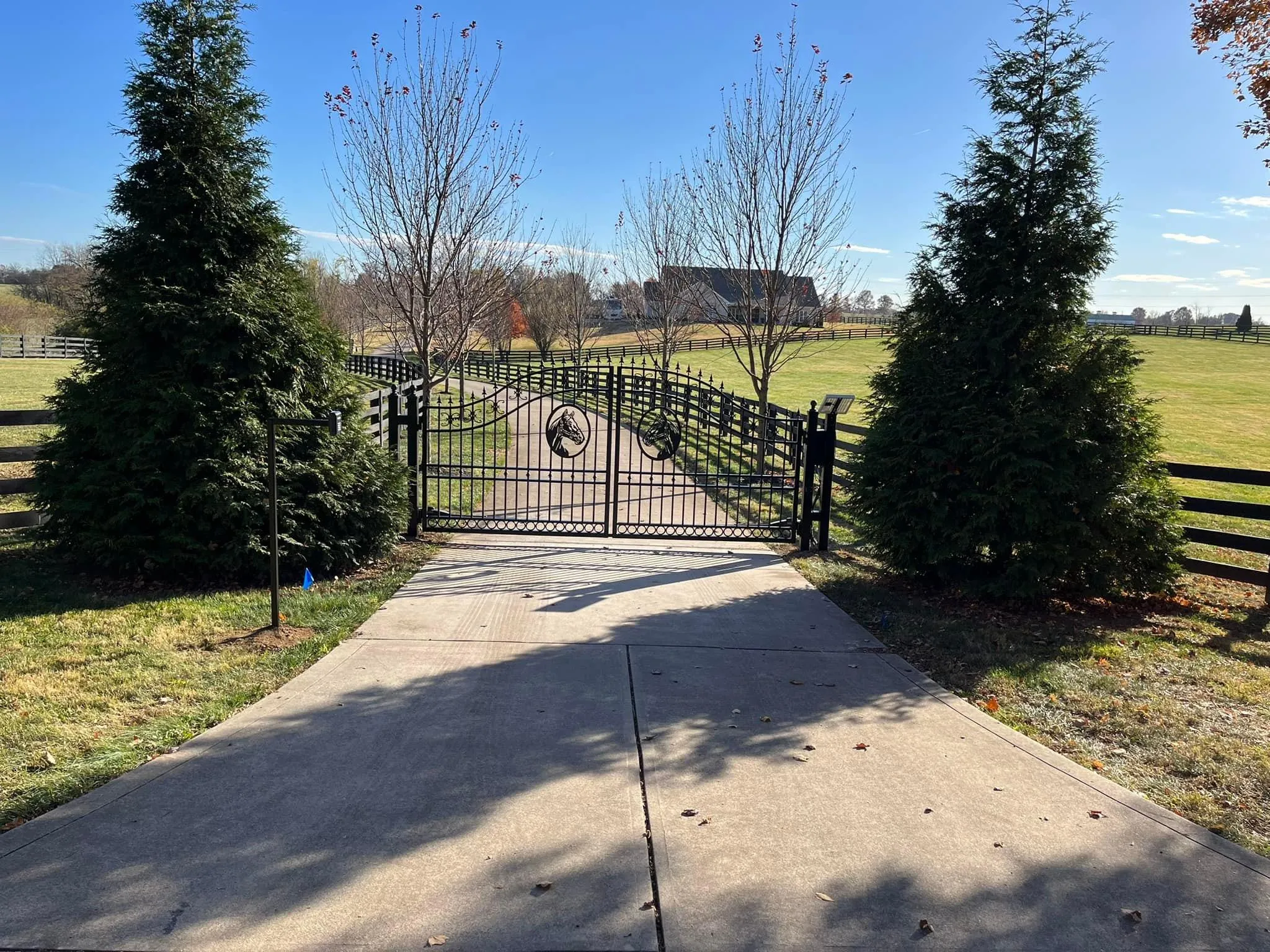 Custom Gates for Jones Welding and Ornamental Iron in Grayson, Kentucky