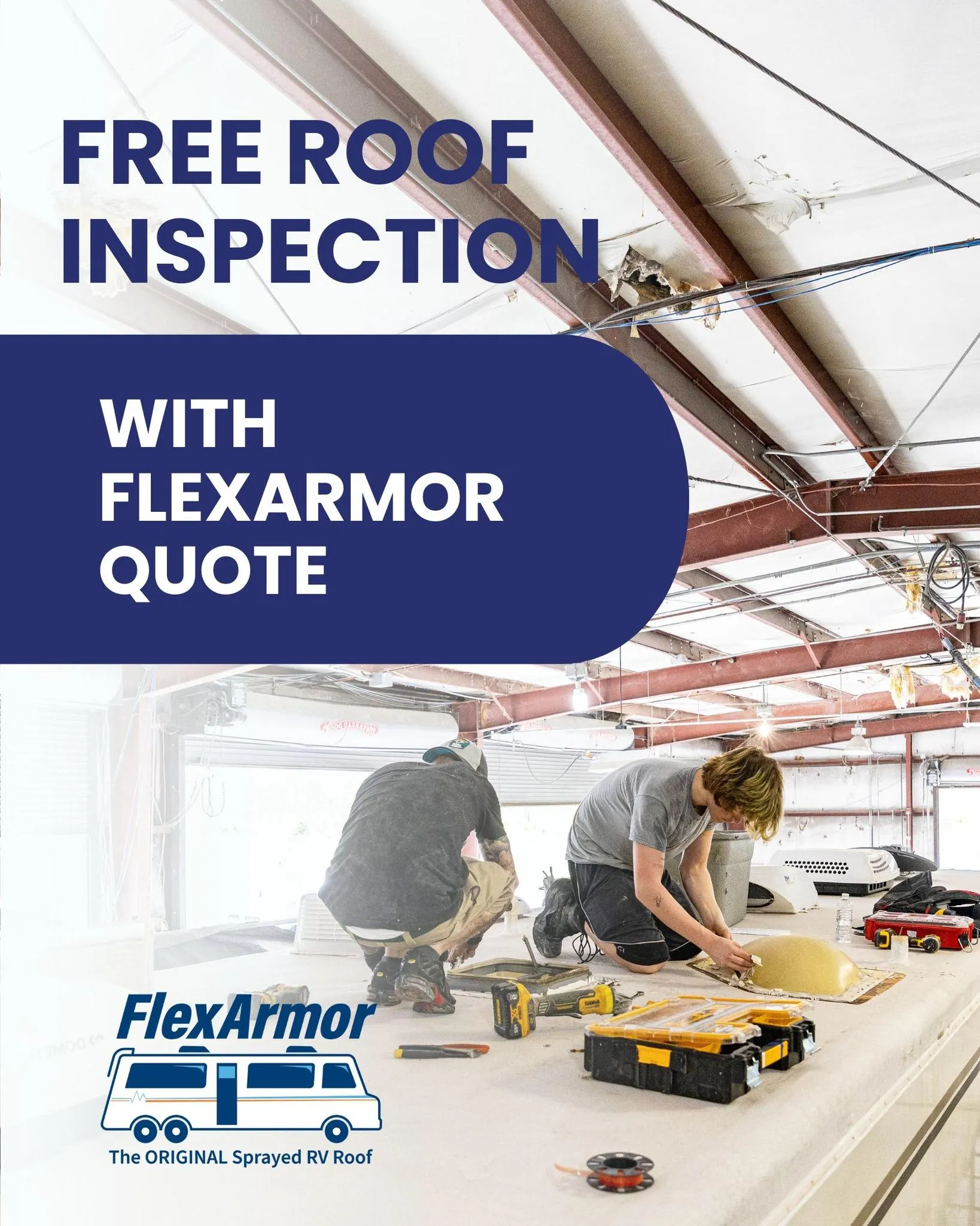 FlexArmor Application for RV Roof Oklahoma in Oklahoma City, OK