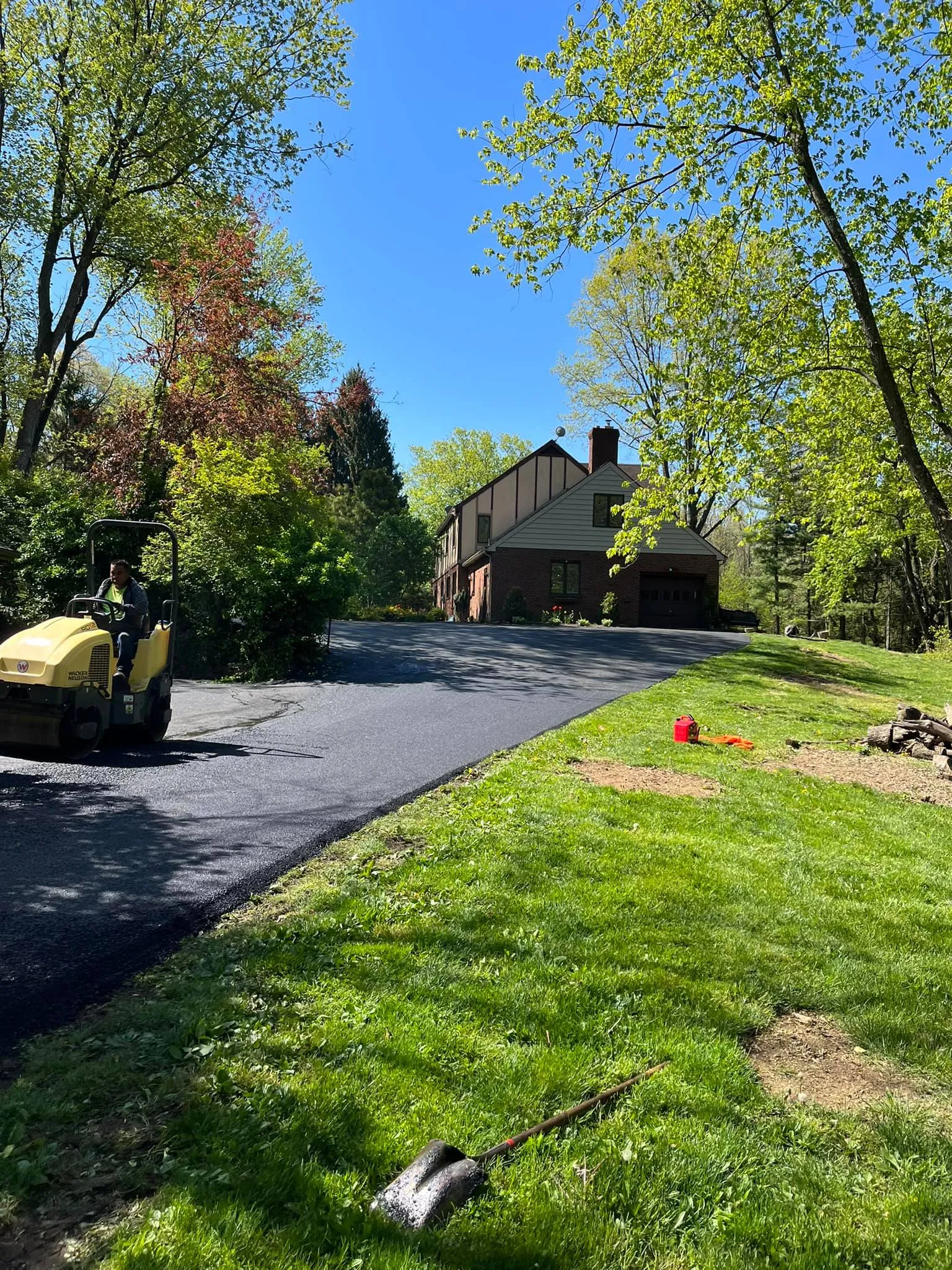 Driveway Installation for Allan's Asphalt in Reading, Pennsylvania