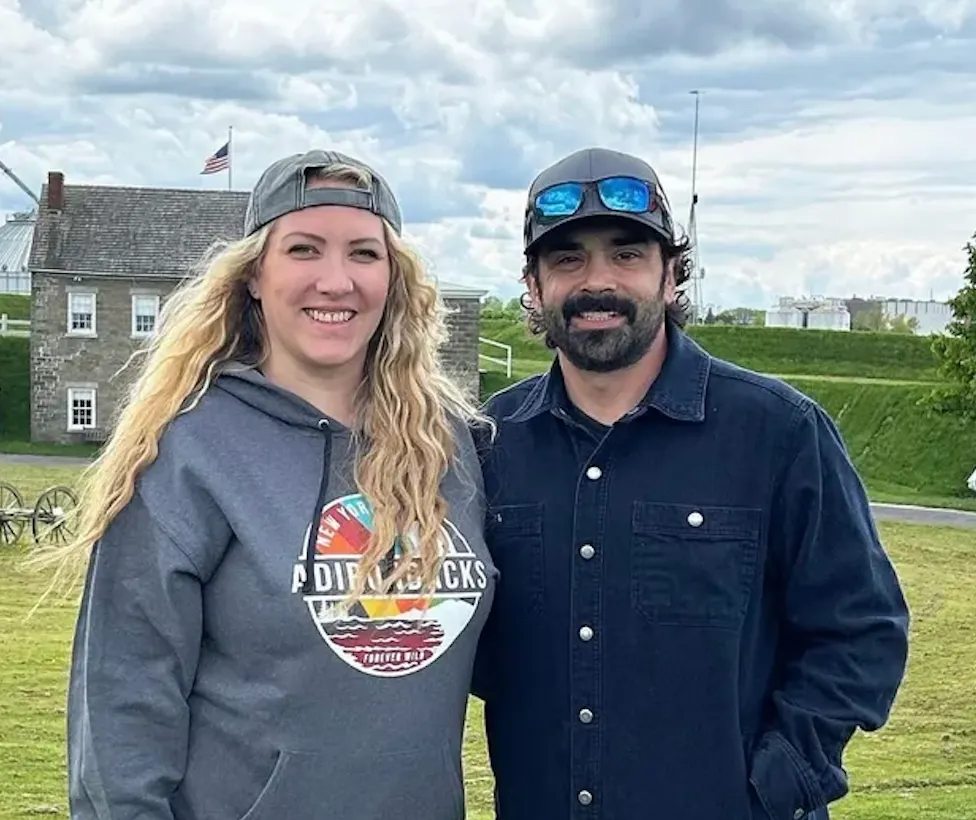 Molly & Tye at Schweizer Construction in Lake Clear, NY