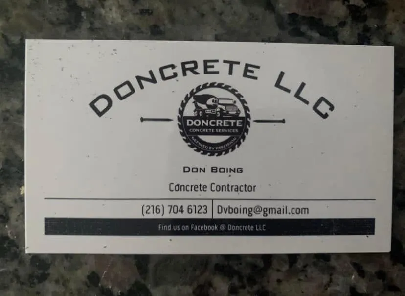 Concrete for Doncrete LLC in Medina, OH