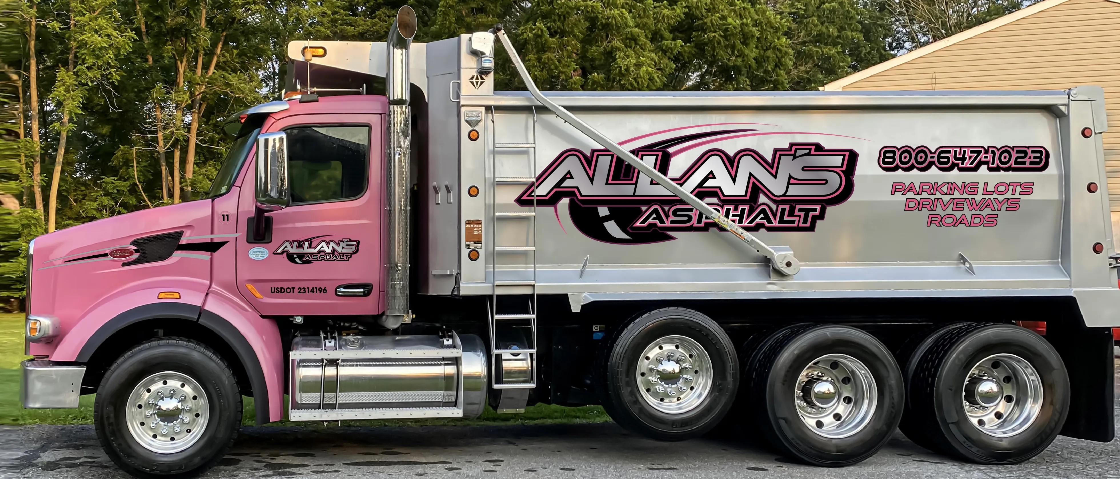 Driveway Installation for Allan's Asphalt in Reading, Pennsylvania