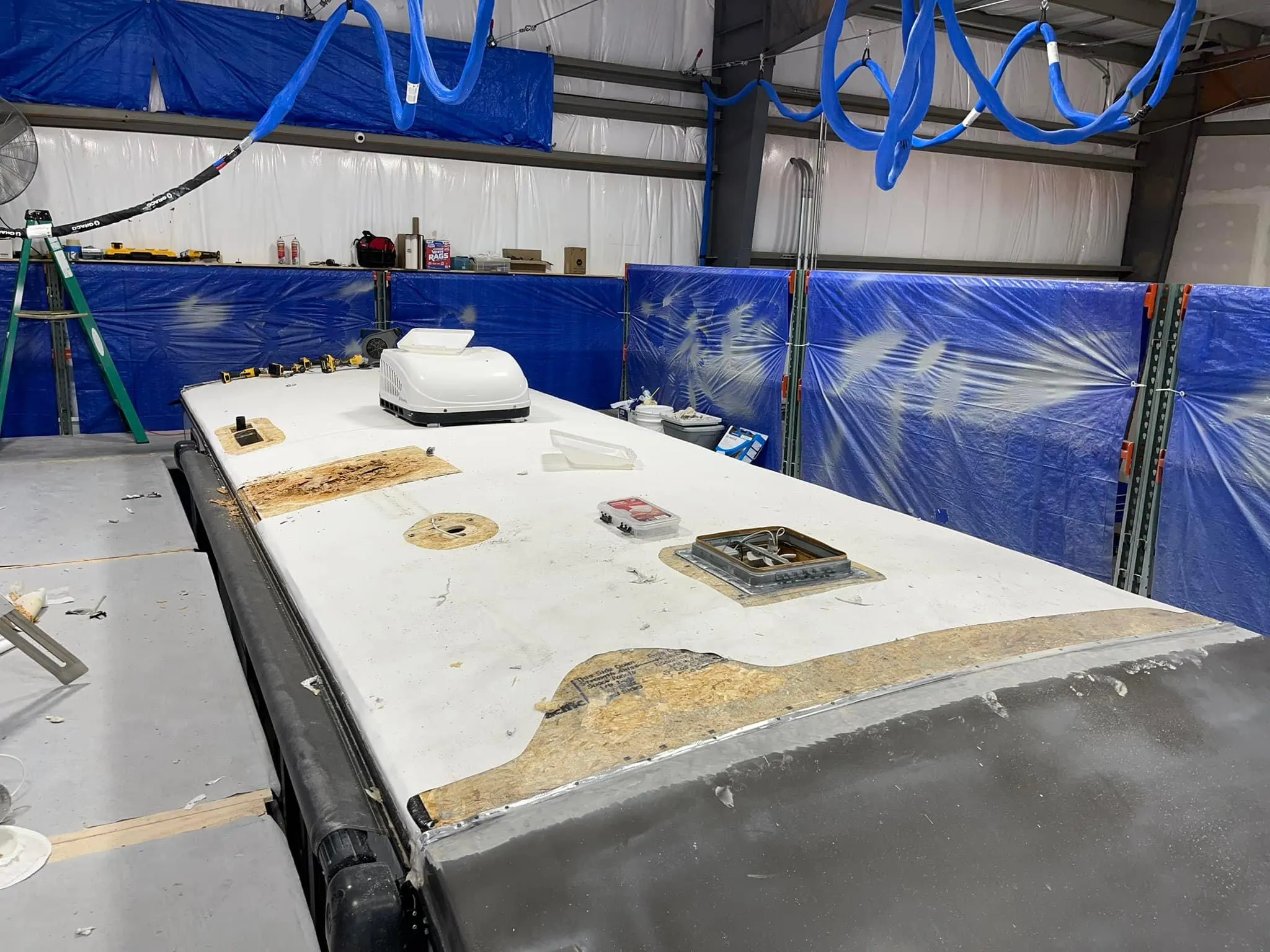 FlexArmor Application for RV Roof Oklahoma in Oklahoma City, OK