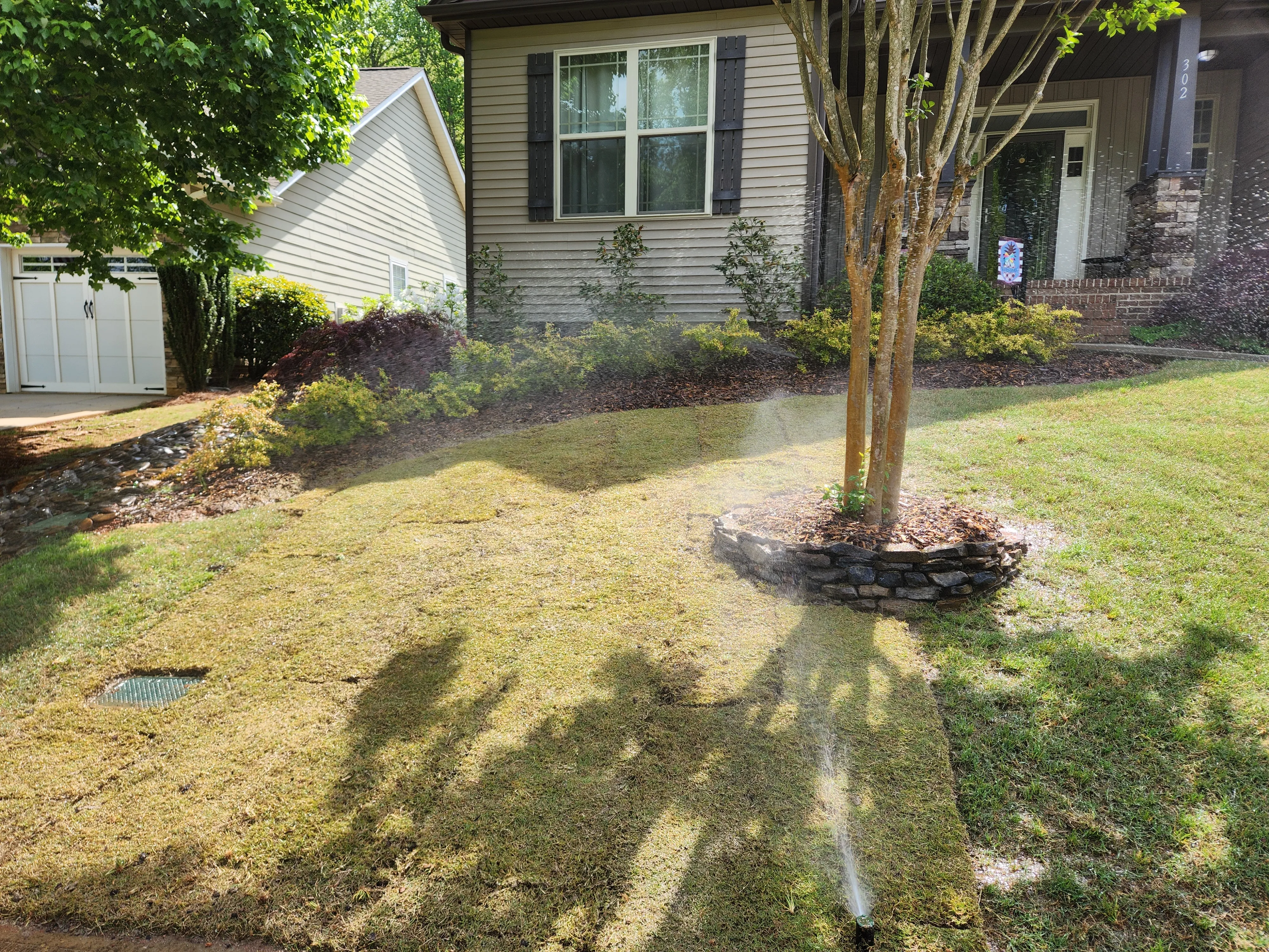 Drainage Installation for AW Irrigation & Landscape in Greer, SC