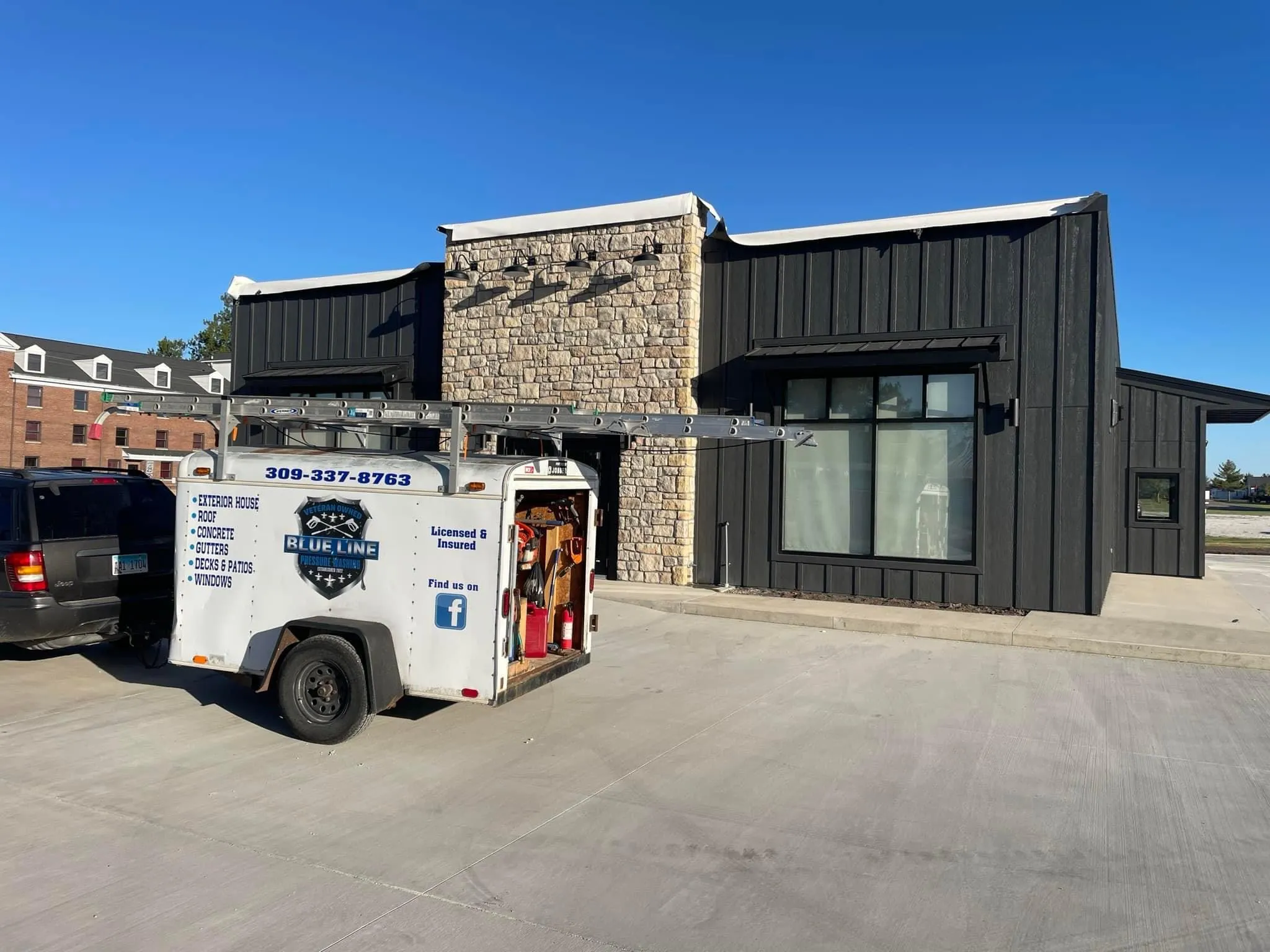 Power Washing in Carthage, IL Blue Line Pressure Washing