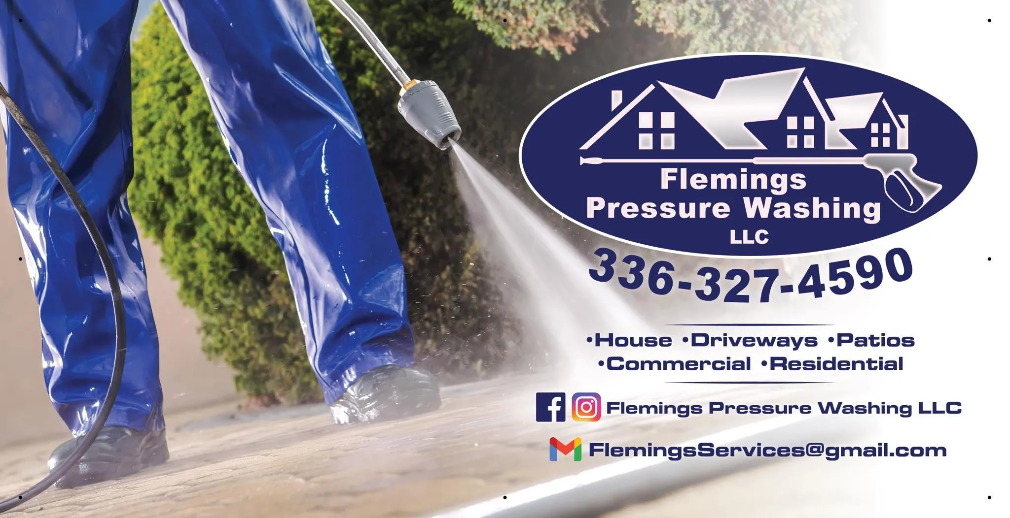 Roof Cleaning for Flemings Pressure Washing LLC in Gibsonville, North Carolina