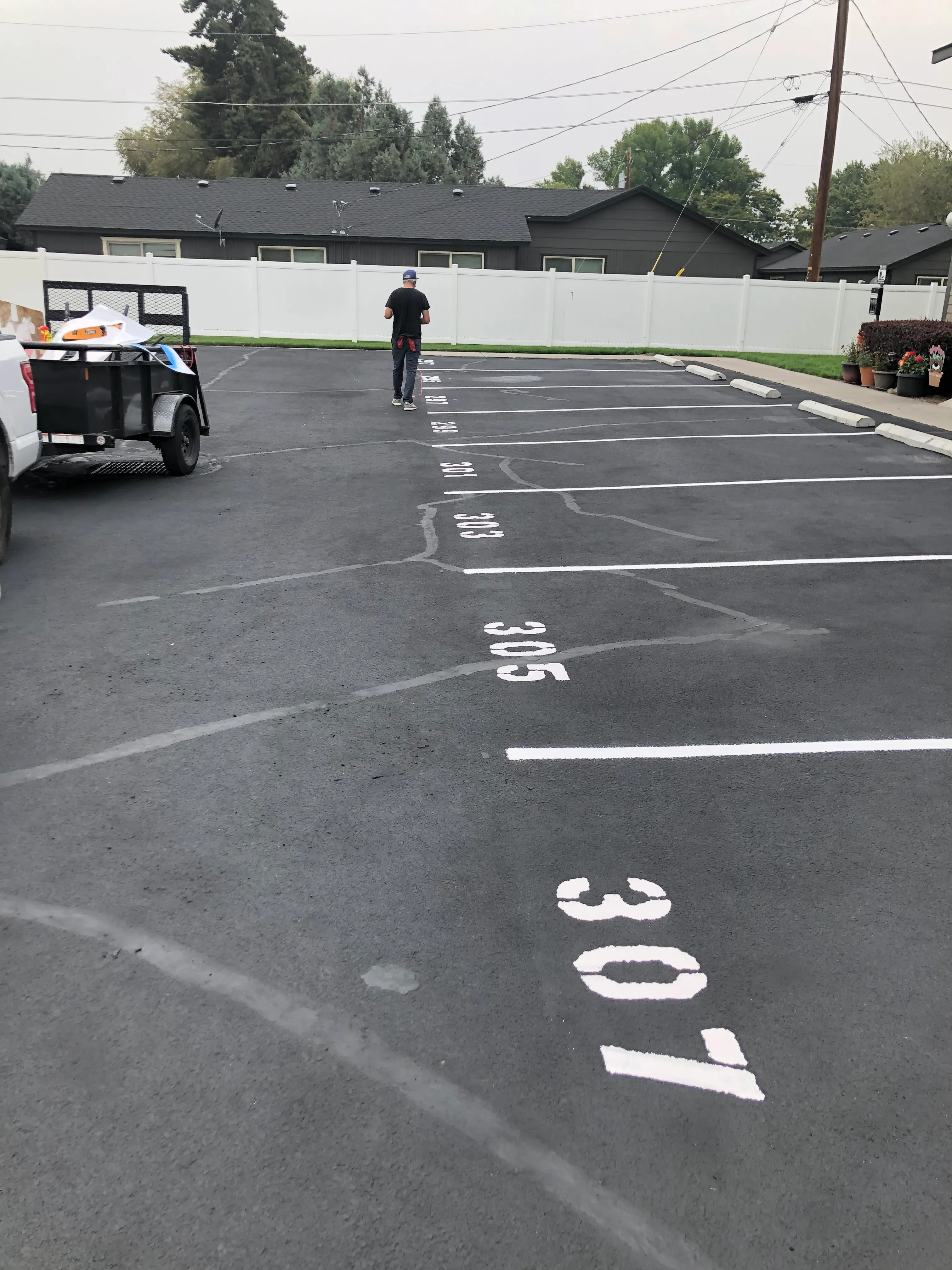 Parking Lot Sealcoating for Pacific Sealcoating in Bend, OR
