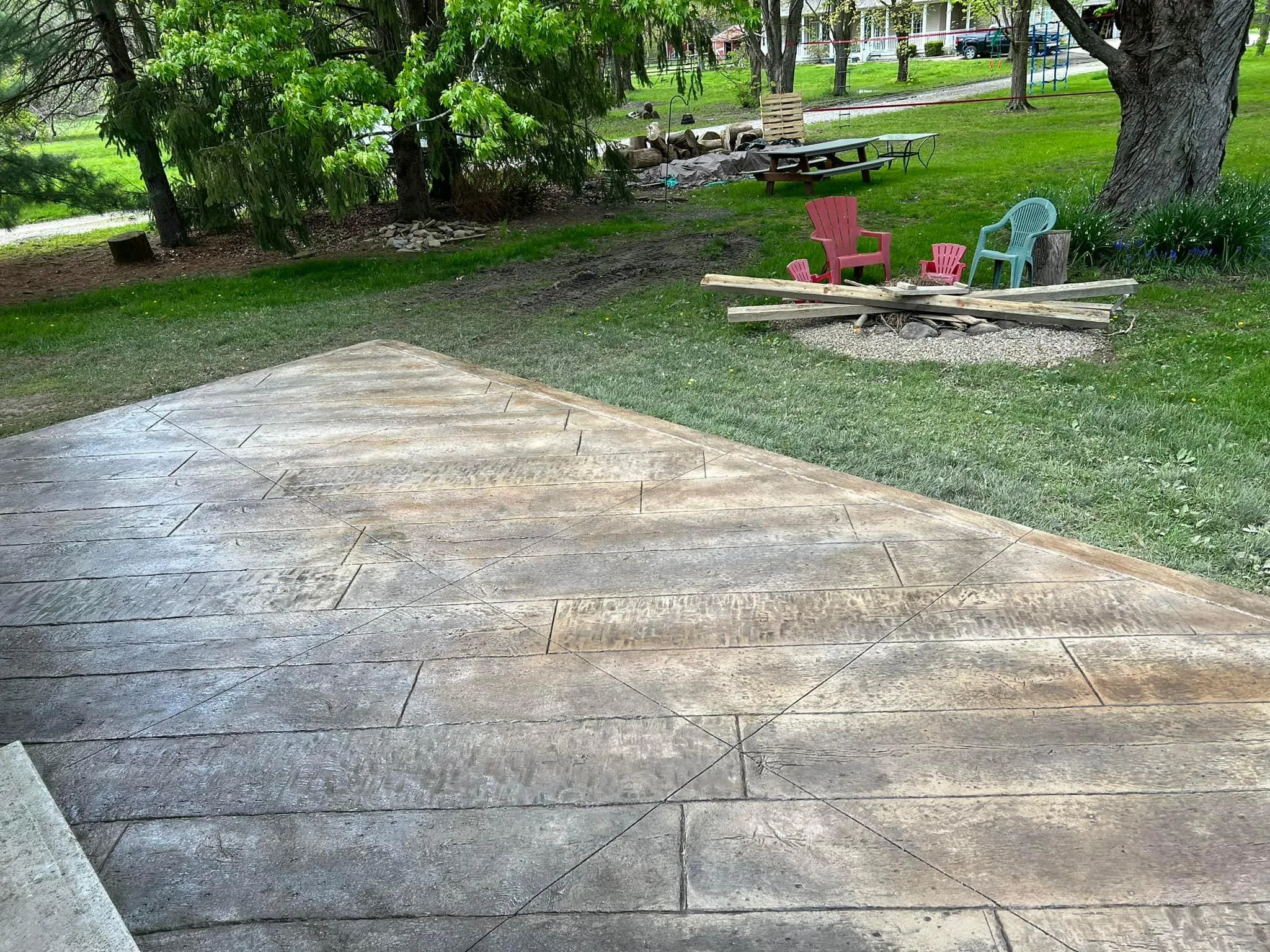 Stamped Concrete for CK Concrete in Lorain, OH