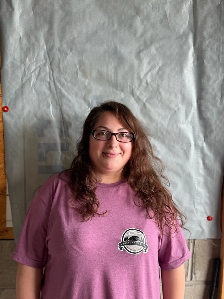 Jenna Hughes at Hometown Roofing in Greenwood, SC