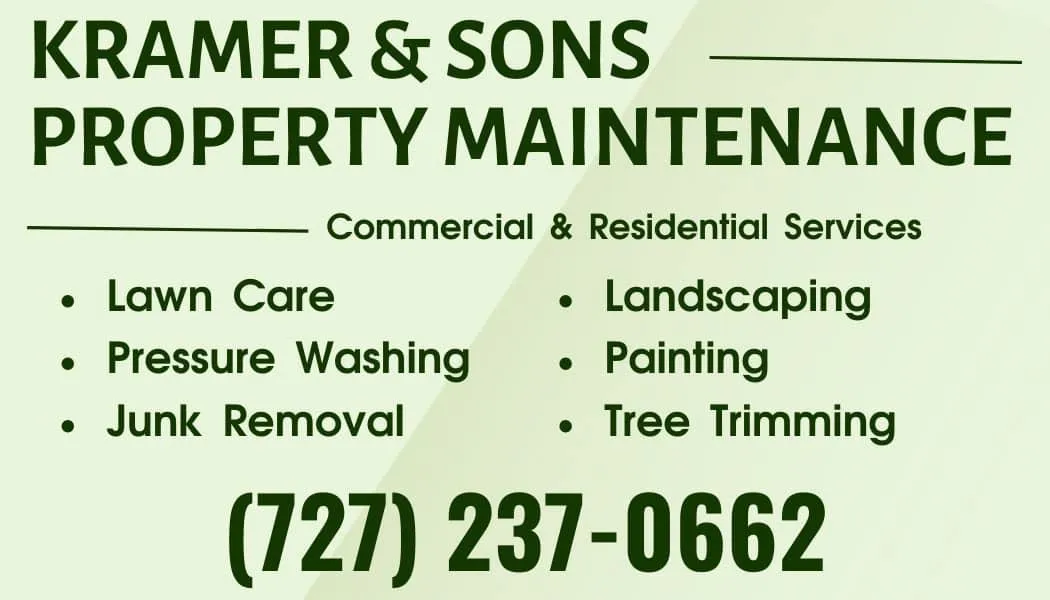 Fall and Spring Clean Up for Kramer & Son’s Property Maintenance in Hudson, FL