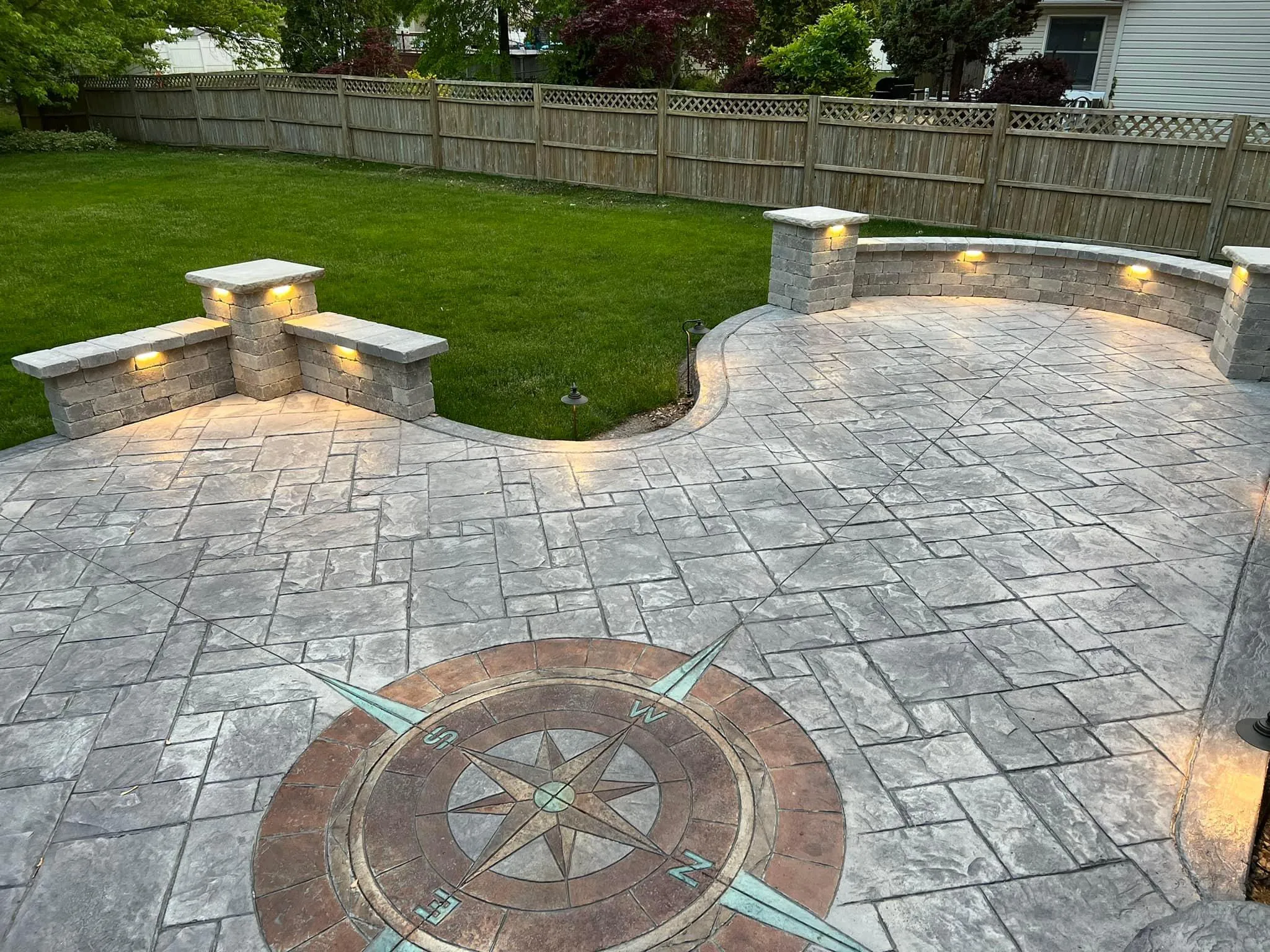 Stamped Concrete for CK Concrete in Lorain, OH