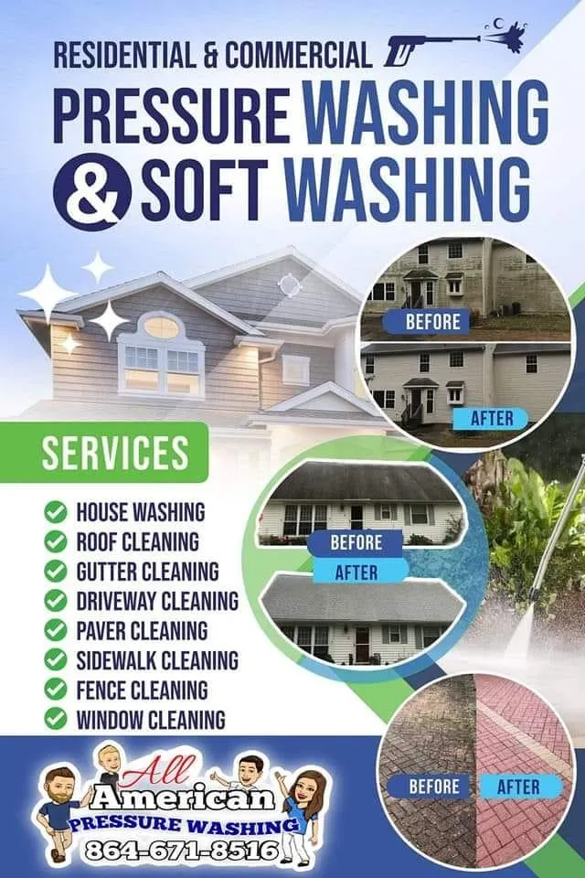 Pressure Washing & Soft Washing in Upstate, SC