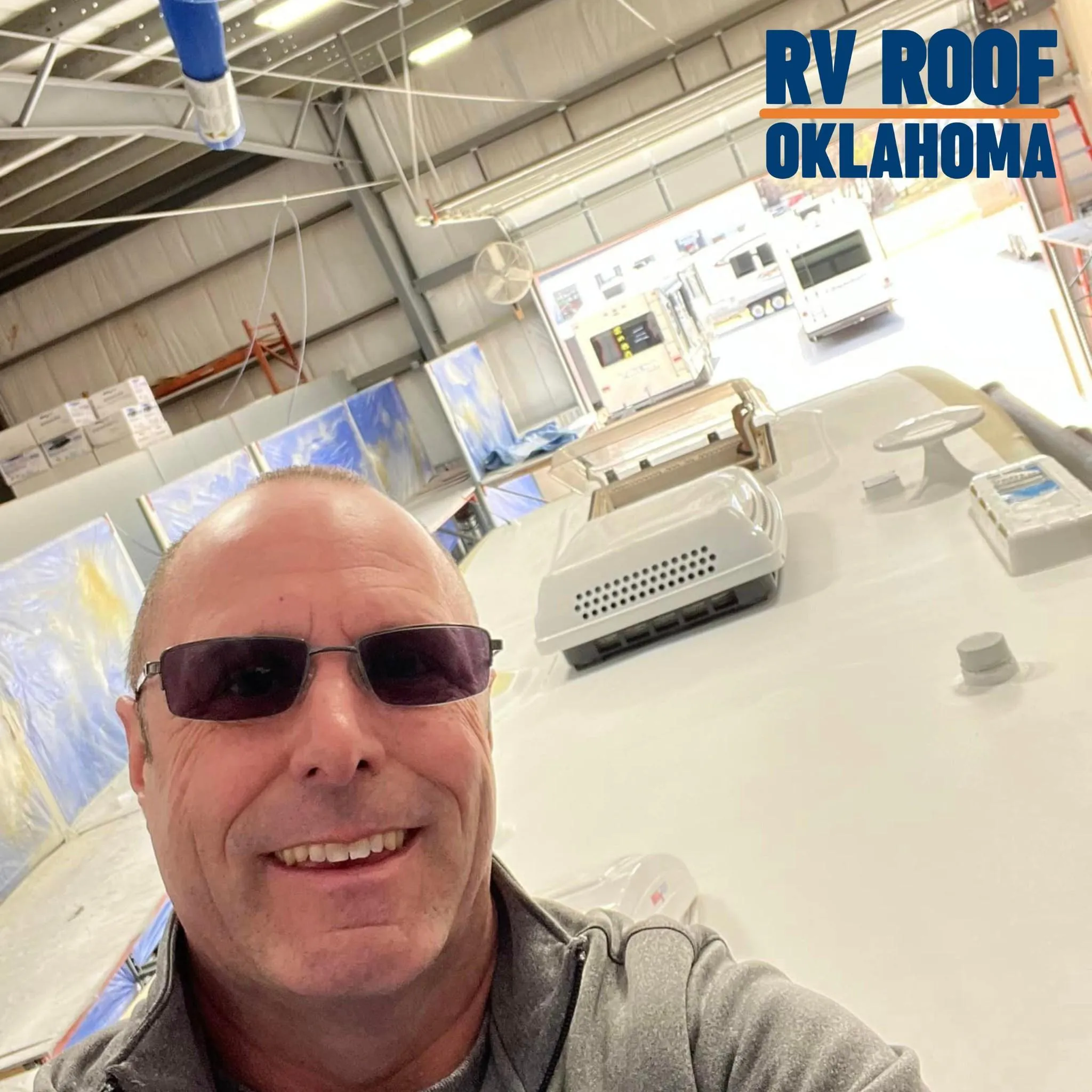 FlexArmor Application for RV Roof Oklahoma in Oklahoma City, OK