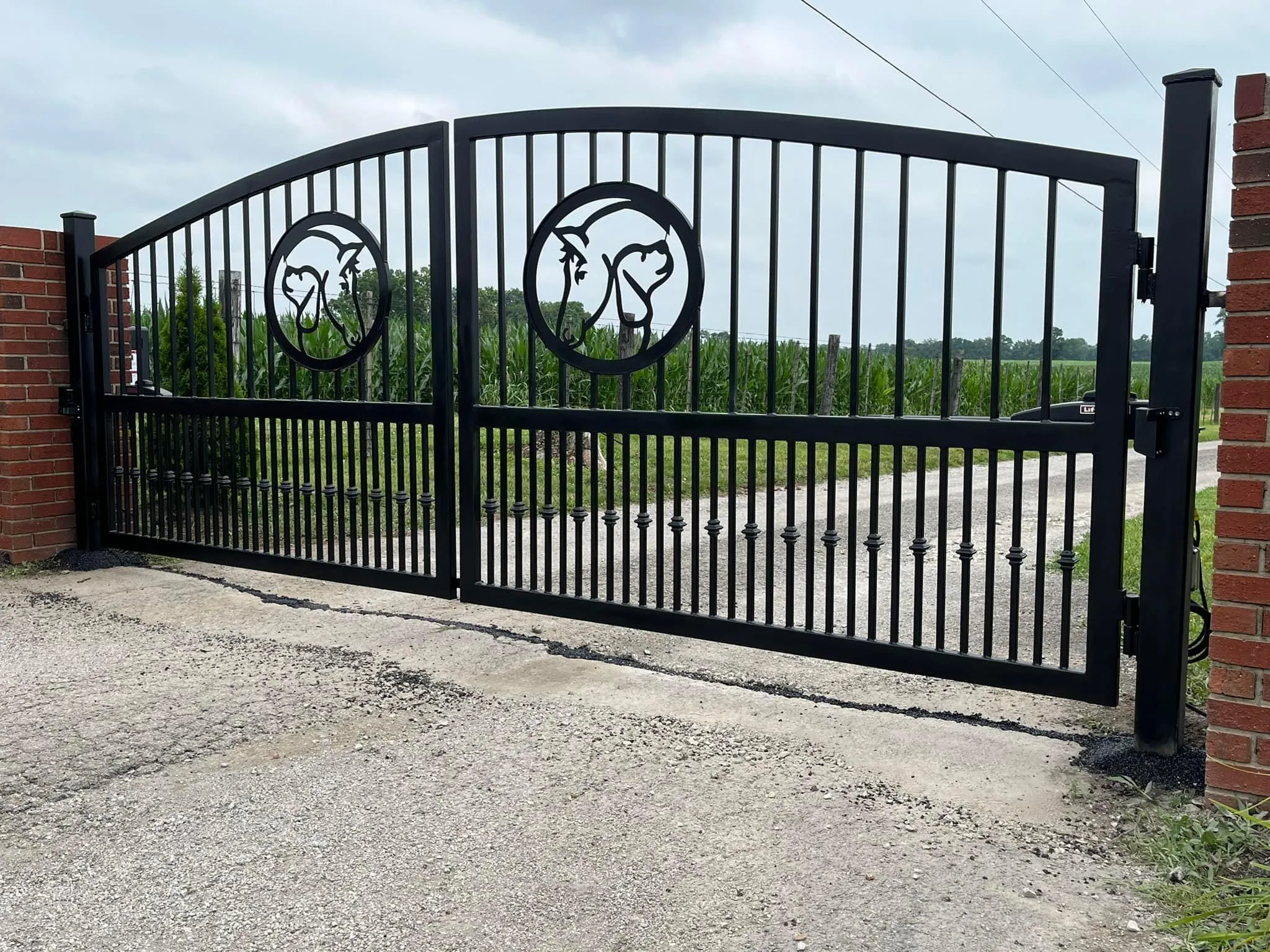 Custom Gates for Jones Welding and Ornamental Iron in Grayson, Kentucky