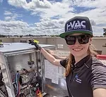 Jessica Bannister at Cam Cool Refrigeration in Port Coquitlam, BC