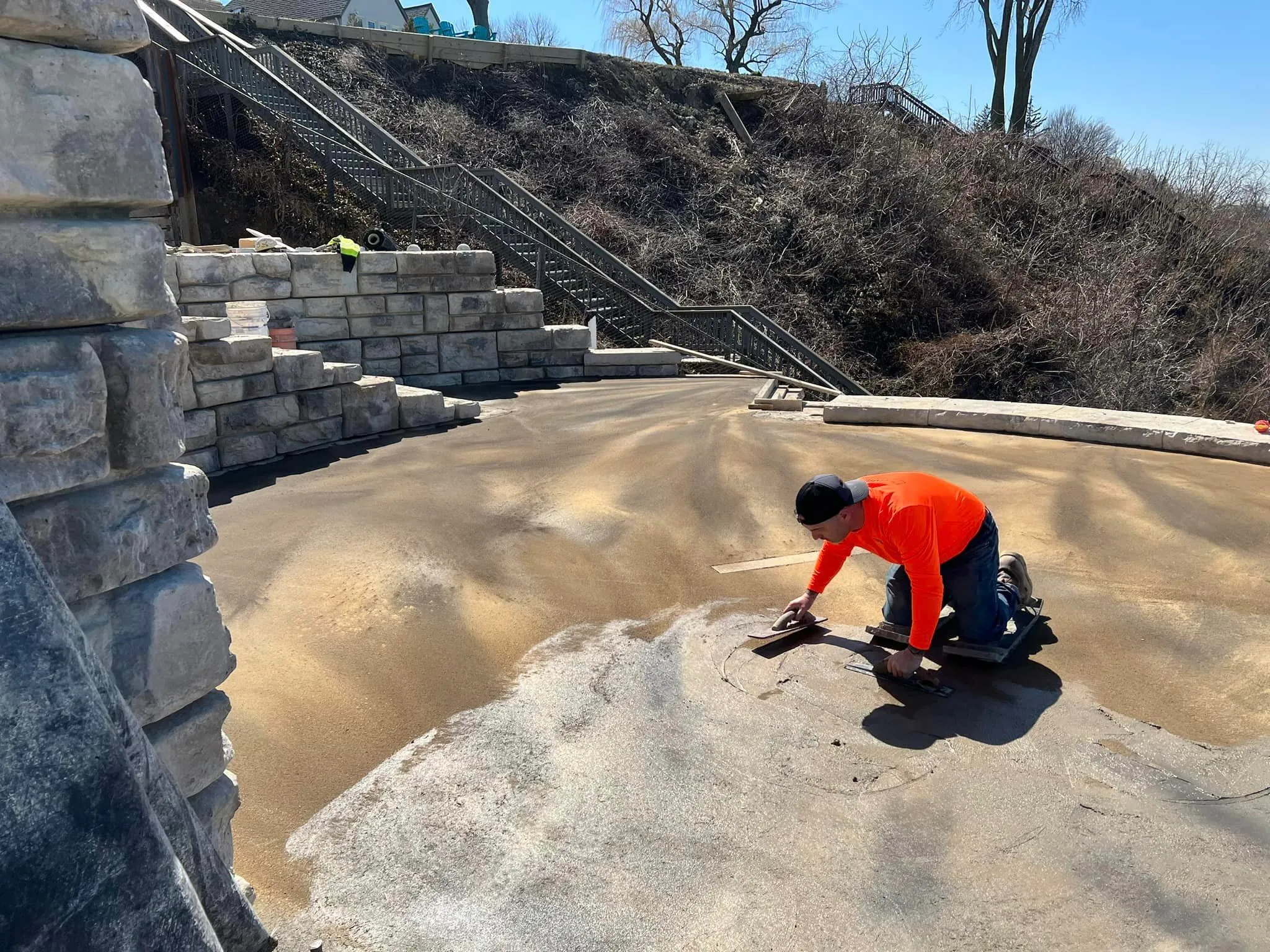 Stamped Concrete for CK Concrete in Lorain, OH