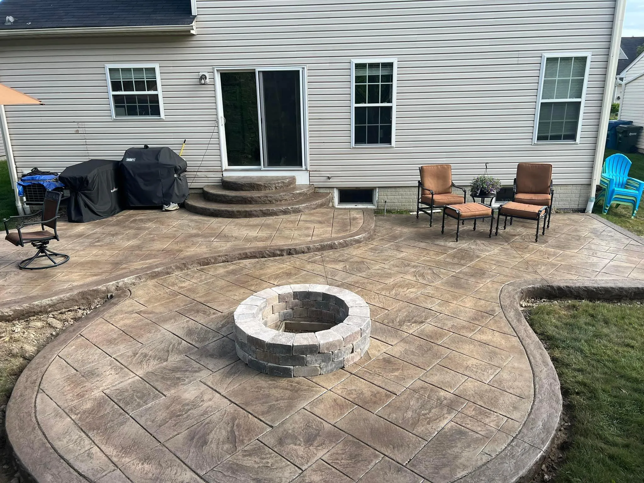 Stamped Concrete for CK Concrete in Lorain, OH