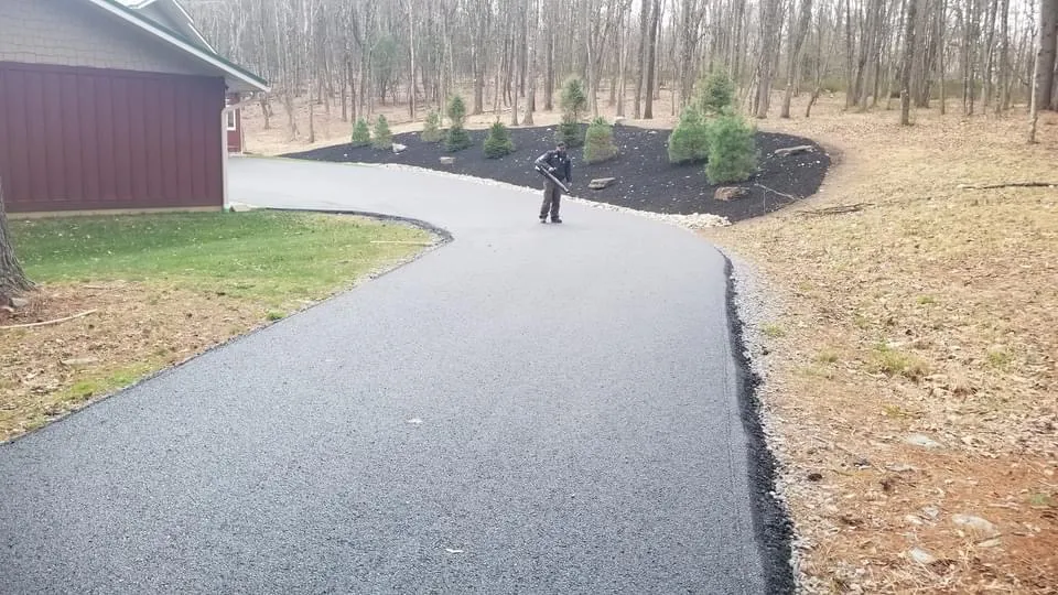 Driveway Installation for Allan's Asphalt in Reading, Pennsylvania