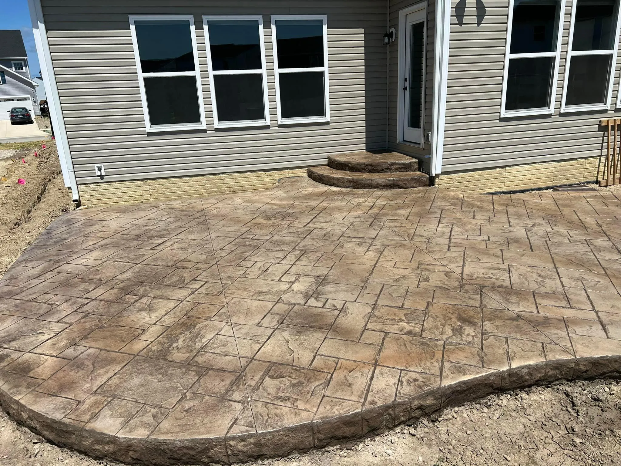 Stamped Concrete for CK Concrete in Lorain, OH