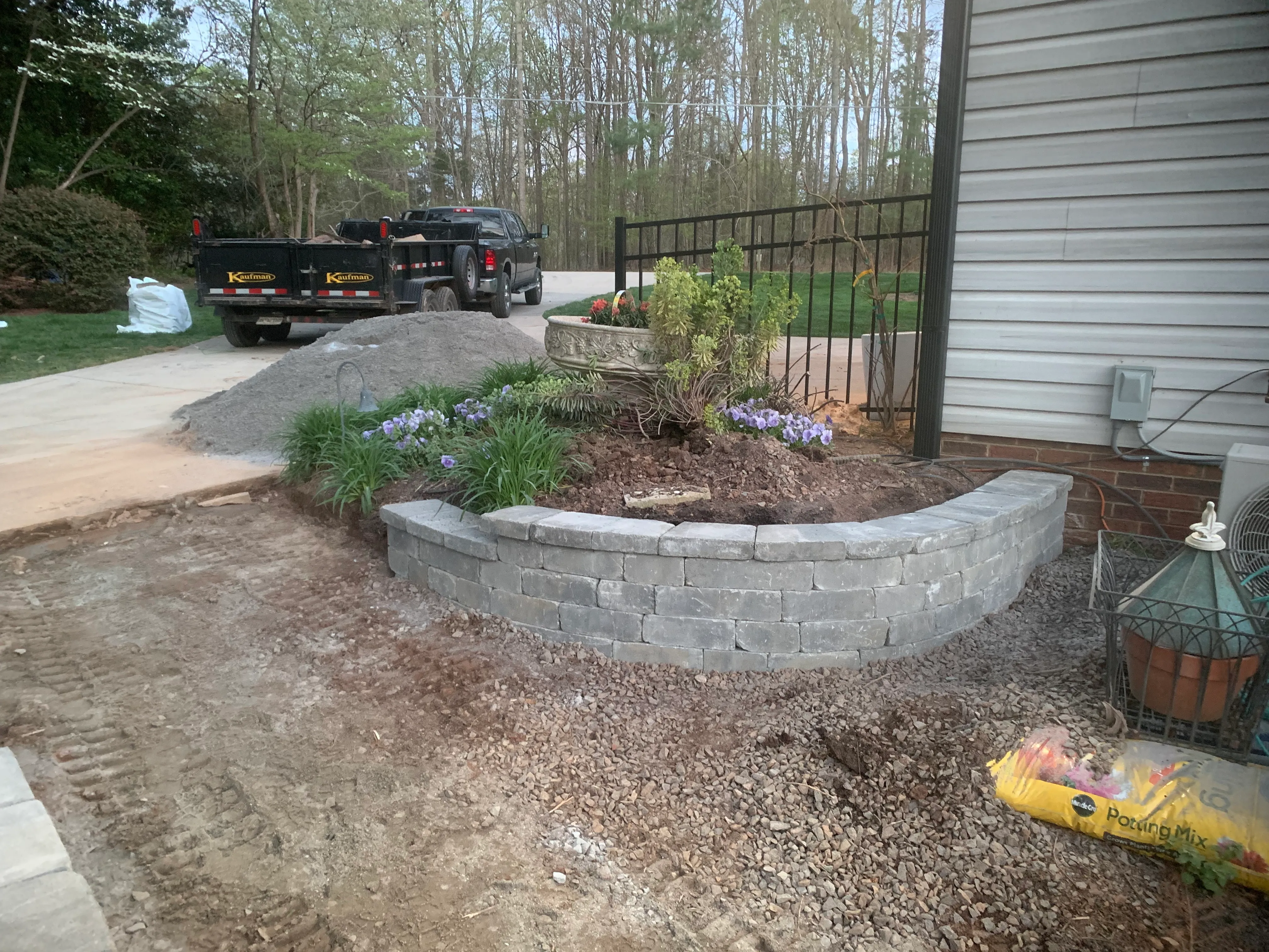 Concrete for Prosper Landscaping Construction in Concord, NC