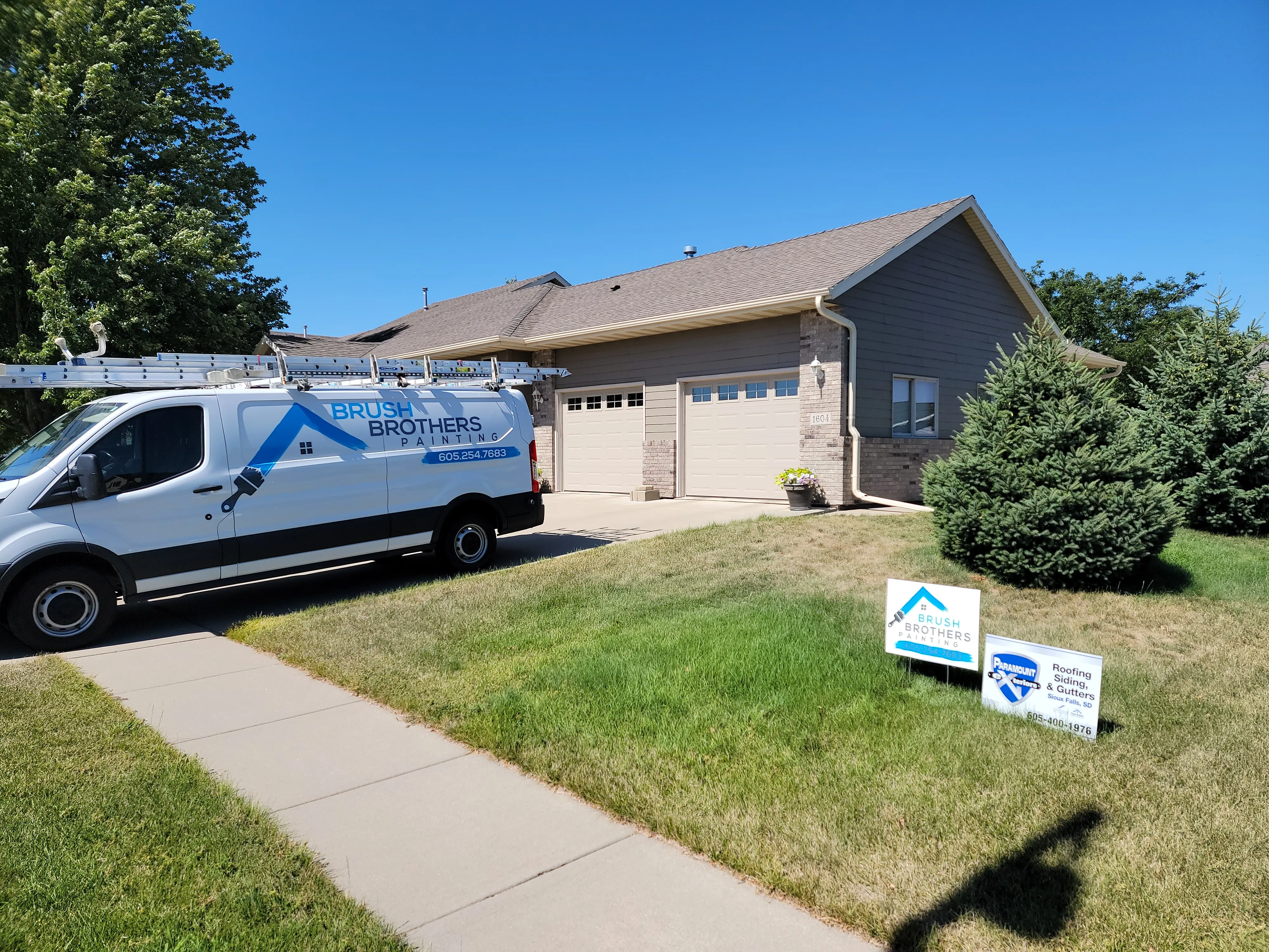 Kitchen and Cabinet Refinishing for Brush Brothers Painting in Sioux Falls, SD