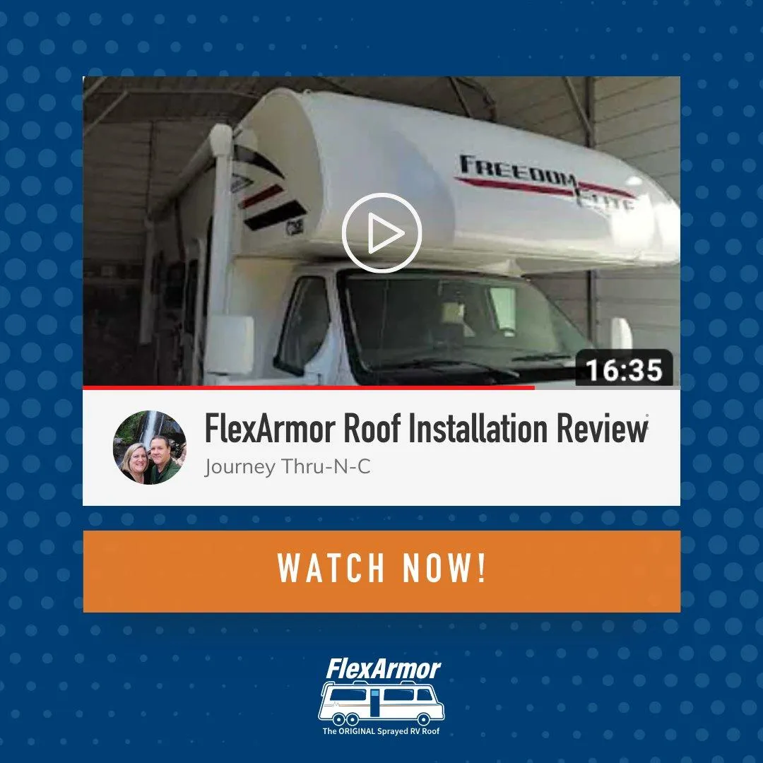 FlexArmor Application for RV Roof Oklahoma in Oklahoma City, OK