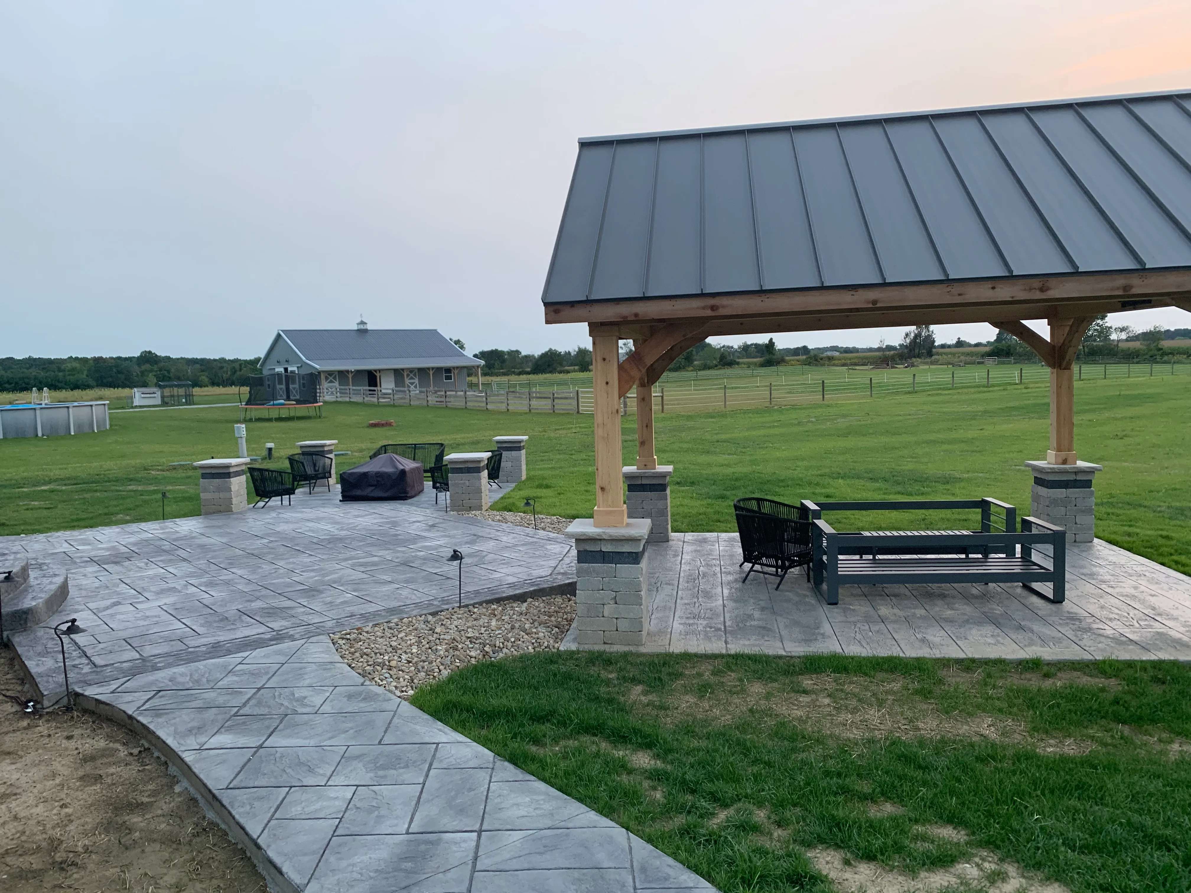 Stamped Concrete for CK Concrete in Lorain, OH