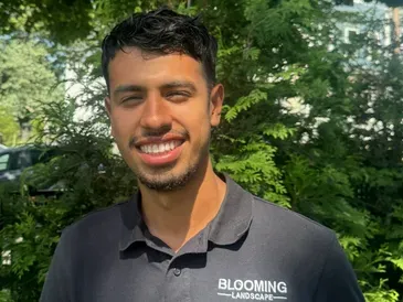 Michael Sanchez at BLOOMING LANDSCAPE in West Orange, NJ