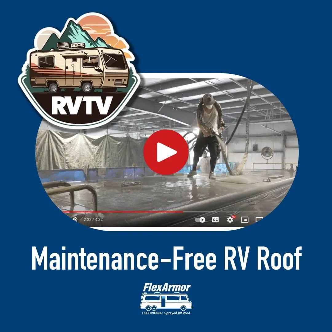 FlexArmor Application for RV Roof Oklahoma in Oklahoma City, OK