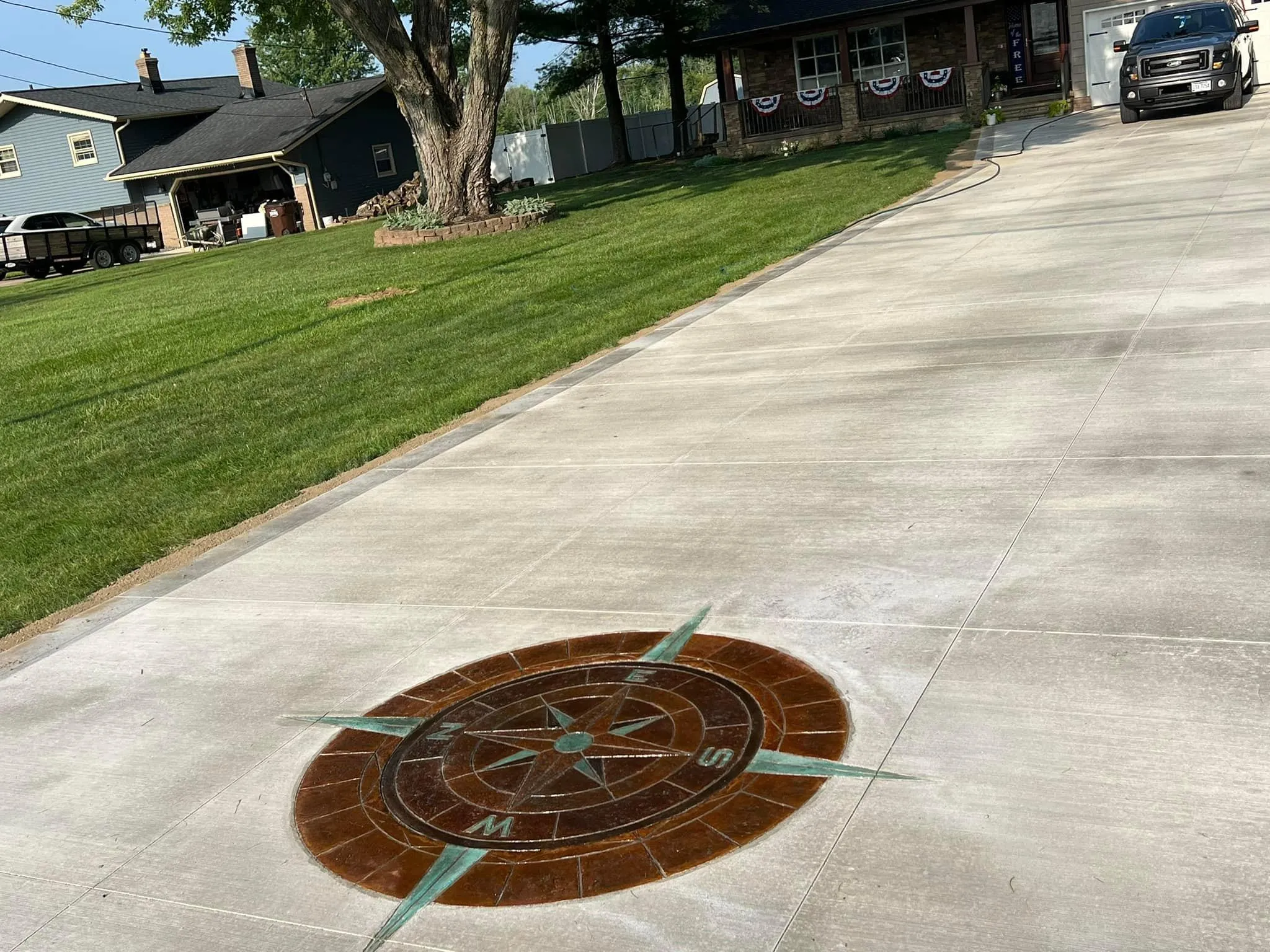 Stamped Concrete for CK Concrete in Lorain, OH