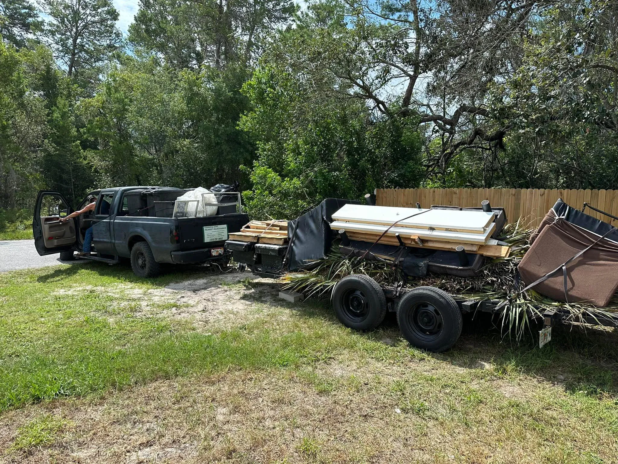 Fall and Spring Clean Up for Kramer & Son’s Property Maintenance in Hudson, FL