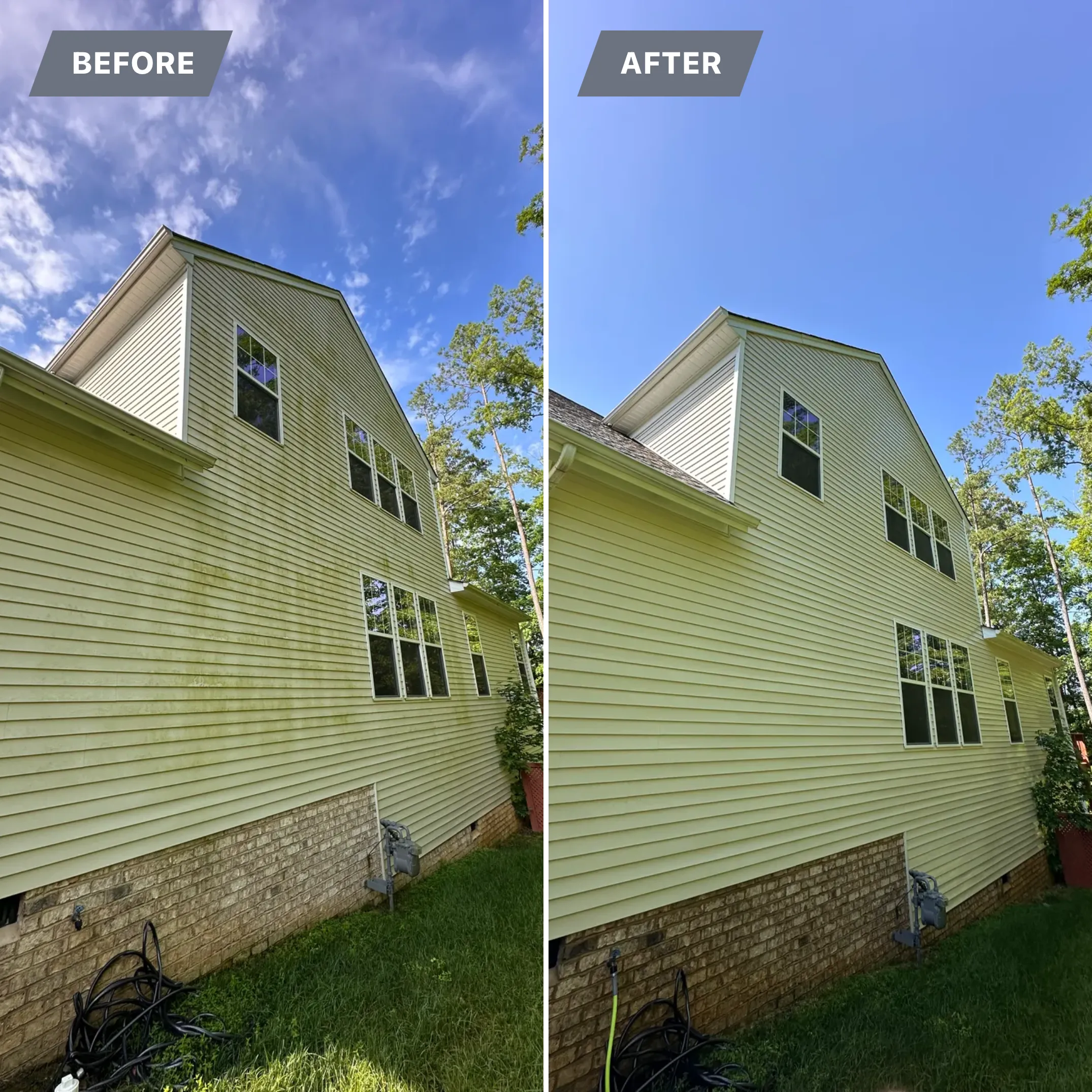 Home Soft Wash for LeafTide Solutions in Richmond, VA