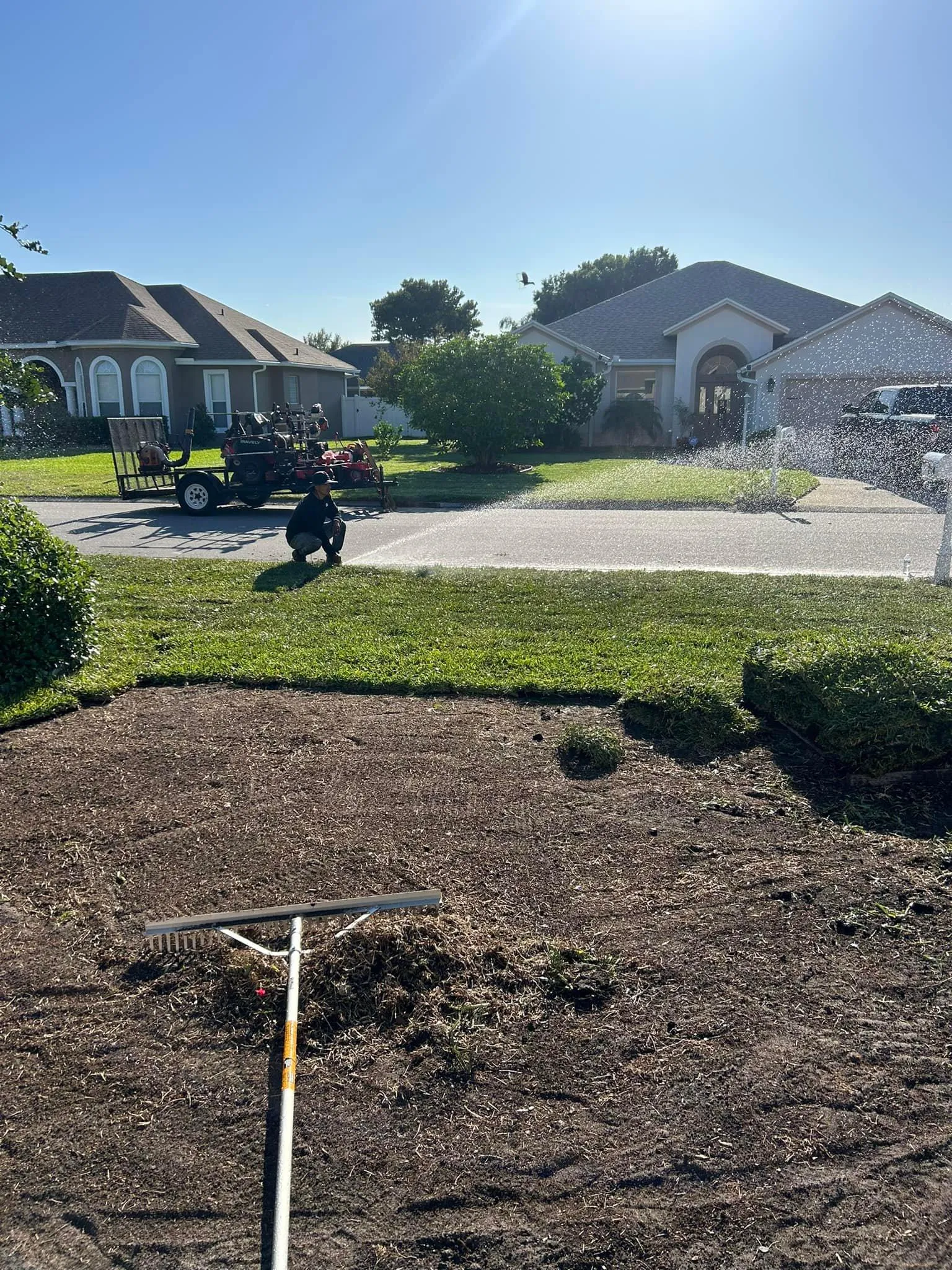 Fall and Spring Clean Up for Estrada All Pro Lawn Service in Auburndale, Florida