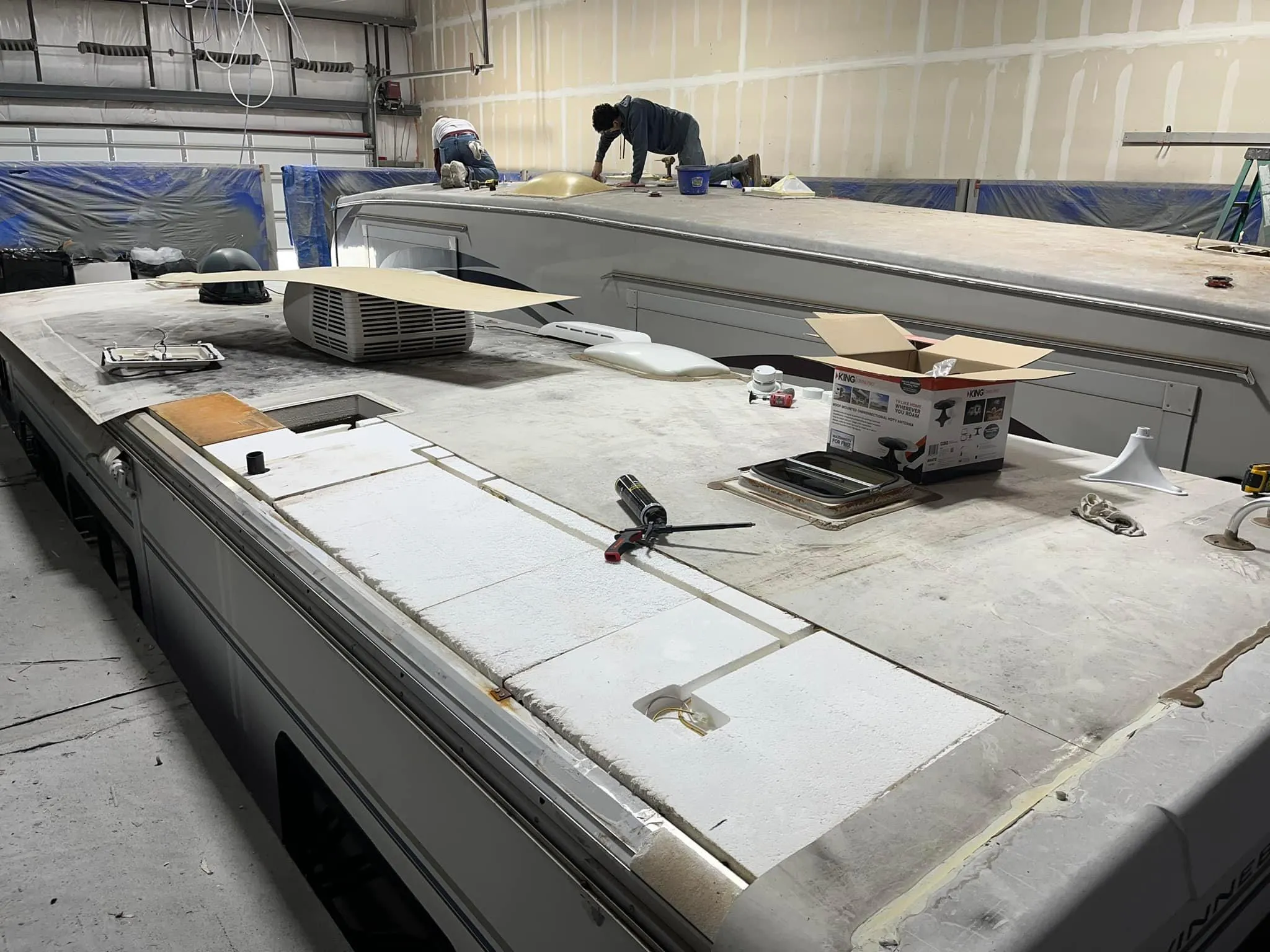 FlexArmor Application for RV Roof Oklahoma in Oklahoma City, OK