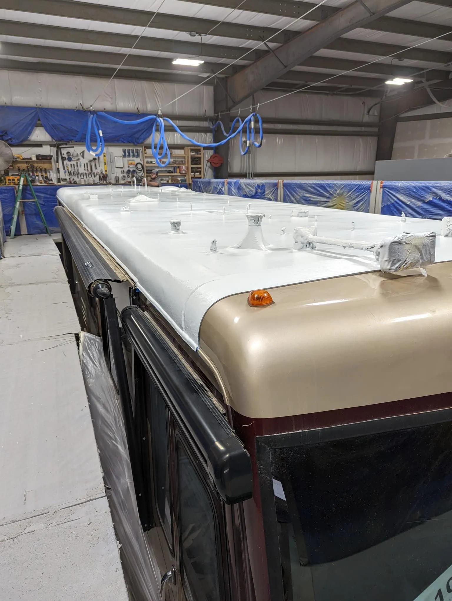 FlexArmor Application for RV Roof Oklahoma in Oklahoma City, OK