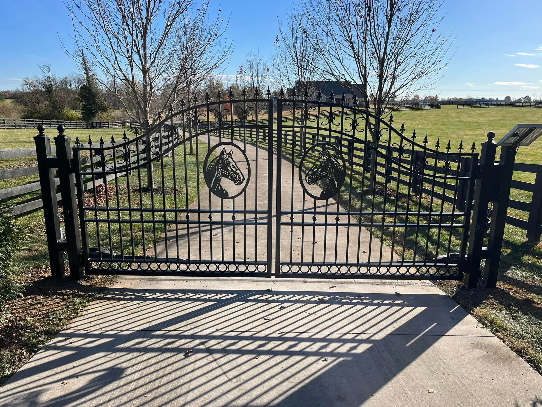 Custom Gates for Jones Welding and Ornamental Iron in Grayson, Kentucky