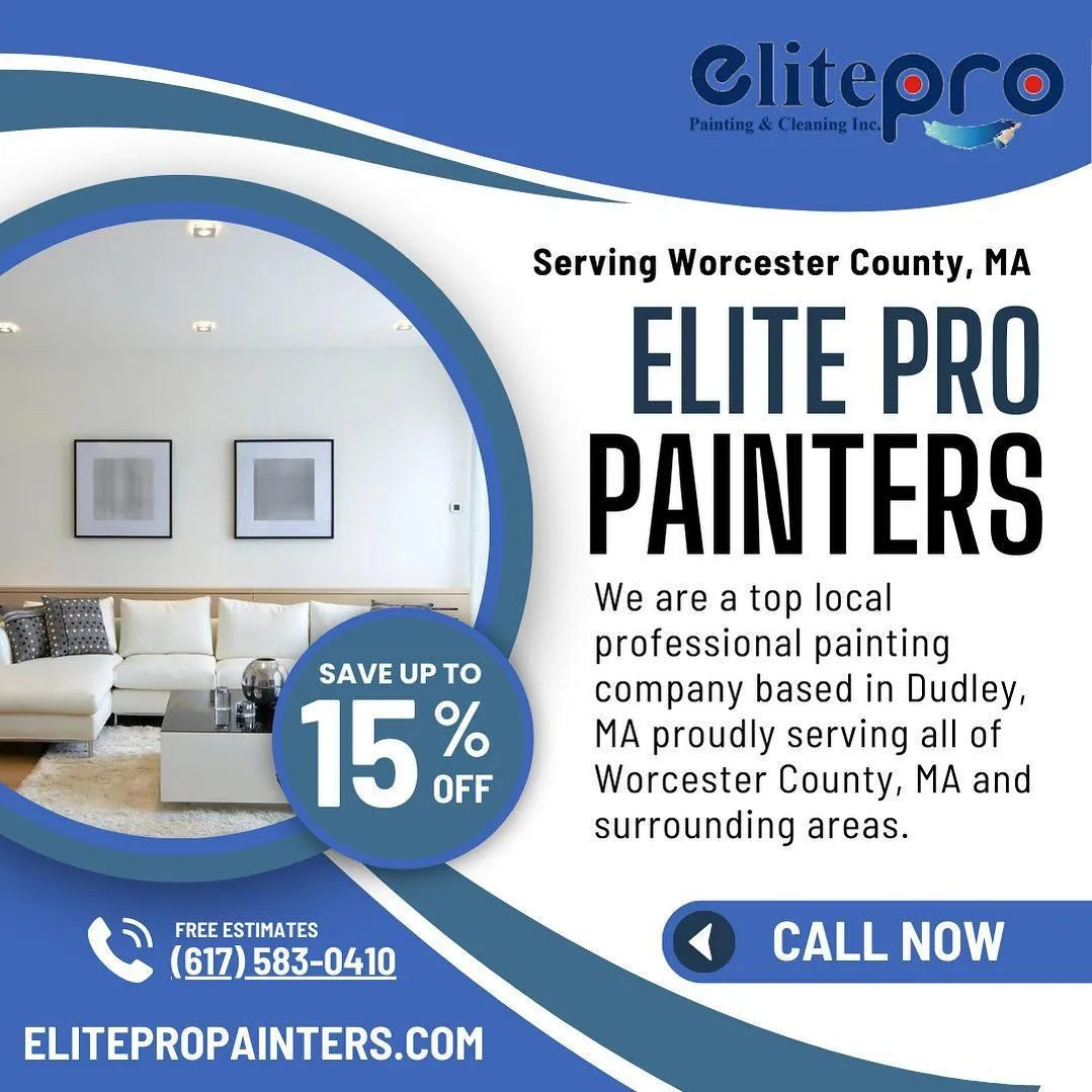 Interior Painting for Elite Pro Painting & Cleaning Inc. in Worcester County, MA