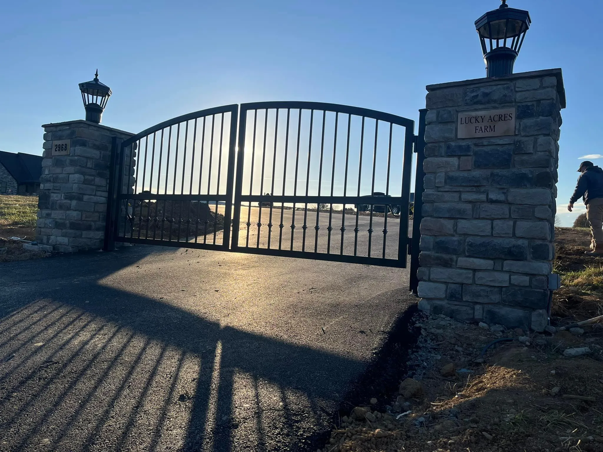 Custom Gates for Jones Welding and Ornamental Iron in Grayson, Kentucky