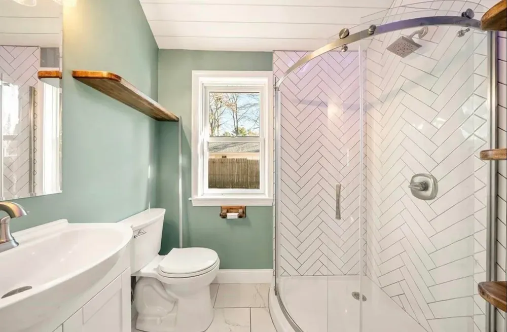 Bathroom Renovation at David Wilcox Electrician in Plymouth County, MA